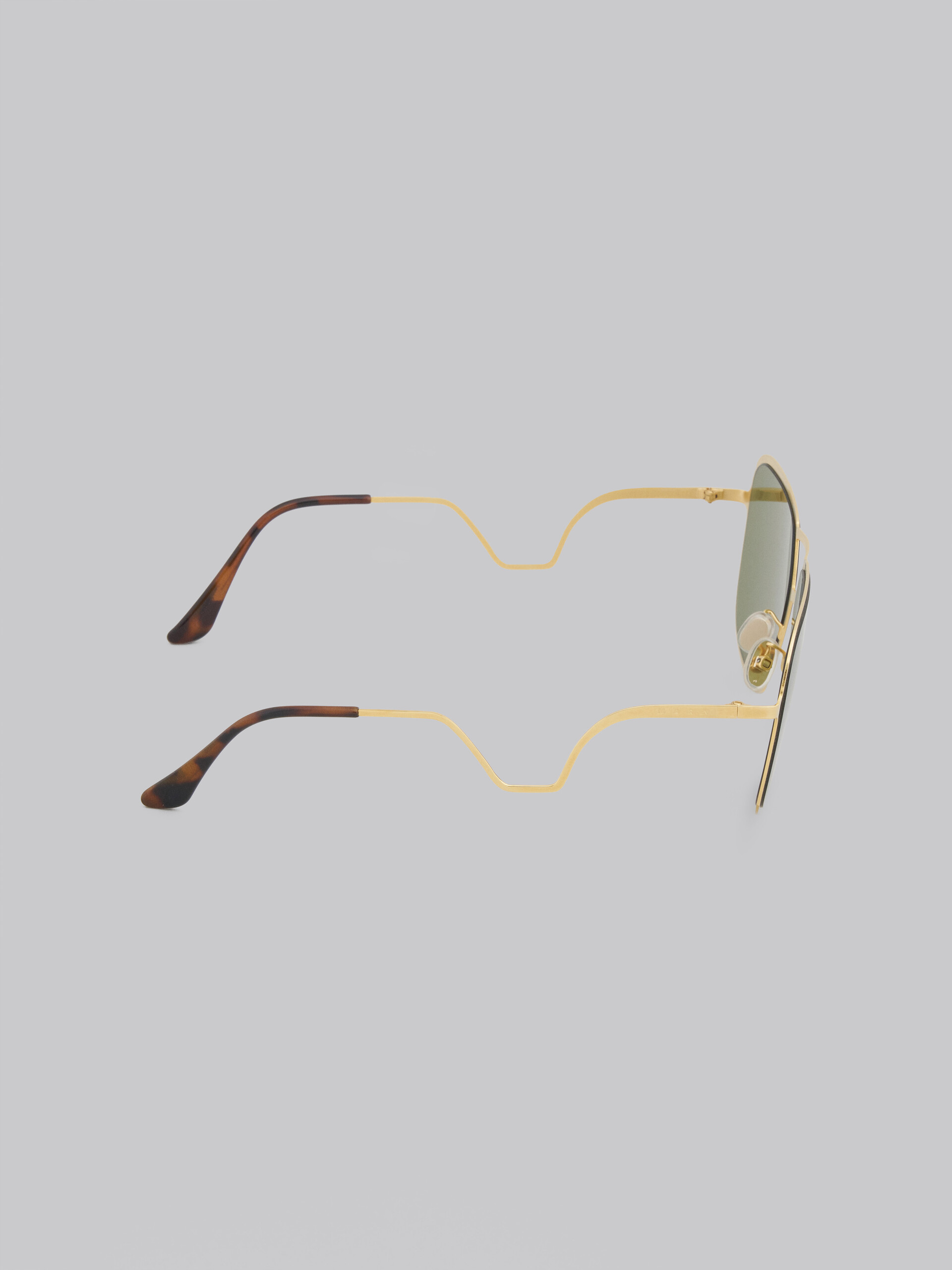 Green HA LONG BAY metal sunglasses - Optical - Image 3