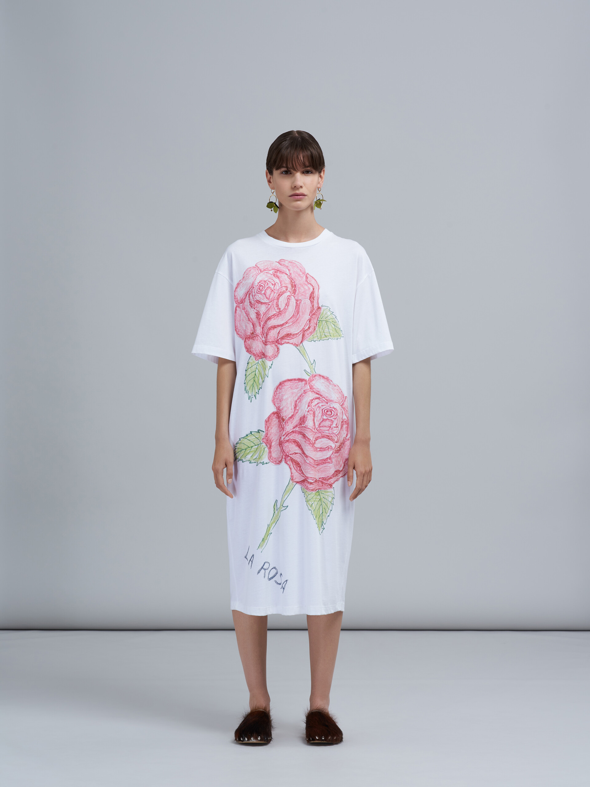 La Rosa print cotton jersey dress - Dresses - Image 2