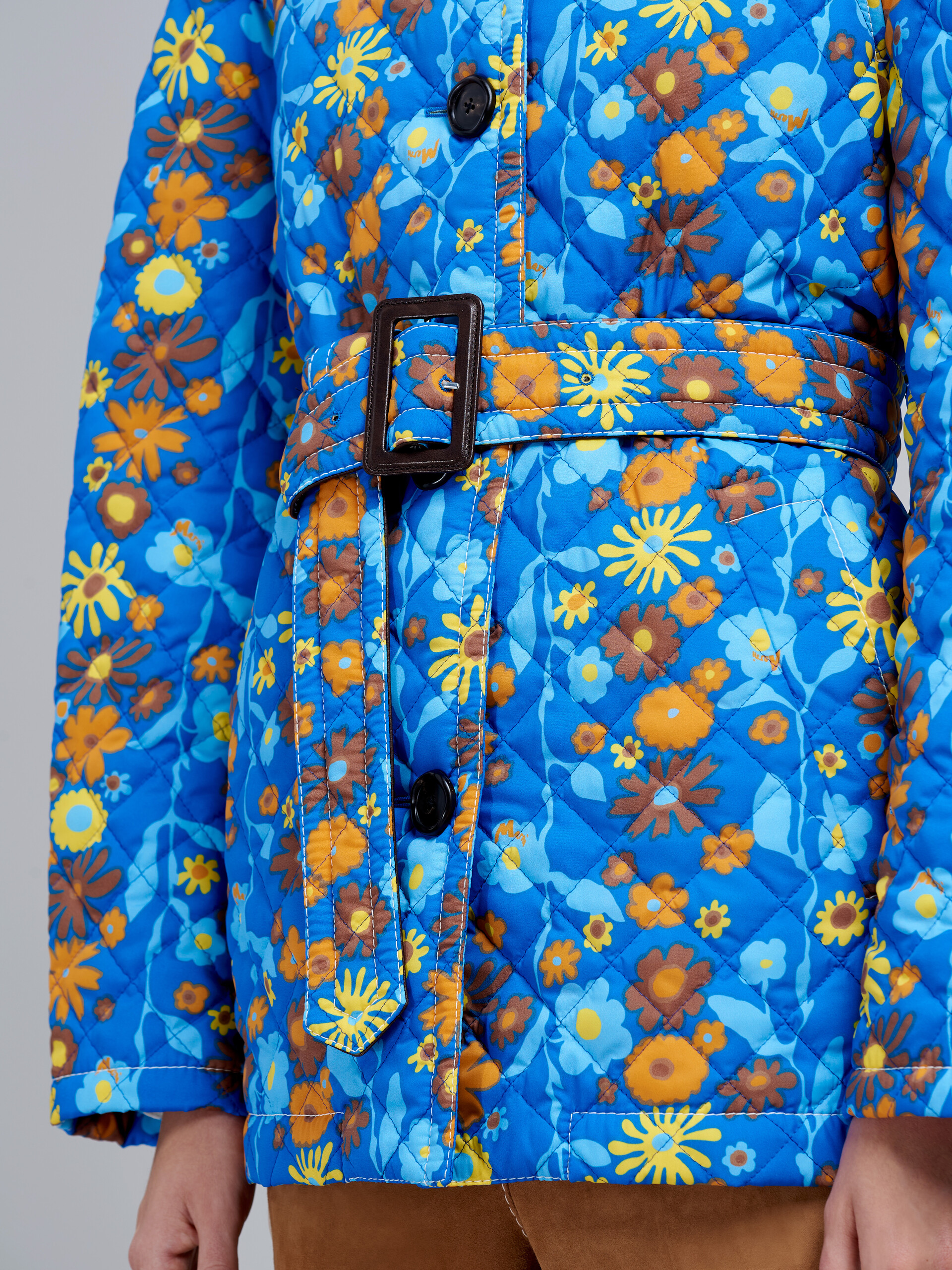 Vertical Garden print nylon jacket - Jackets - Image 5