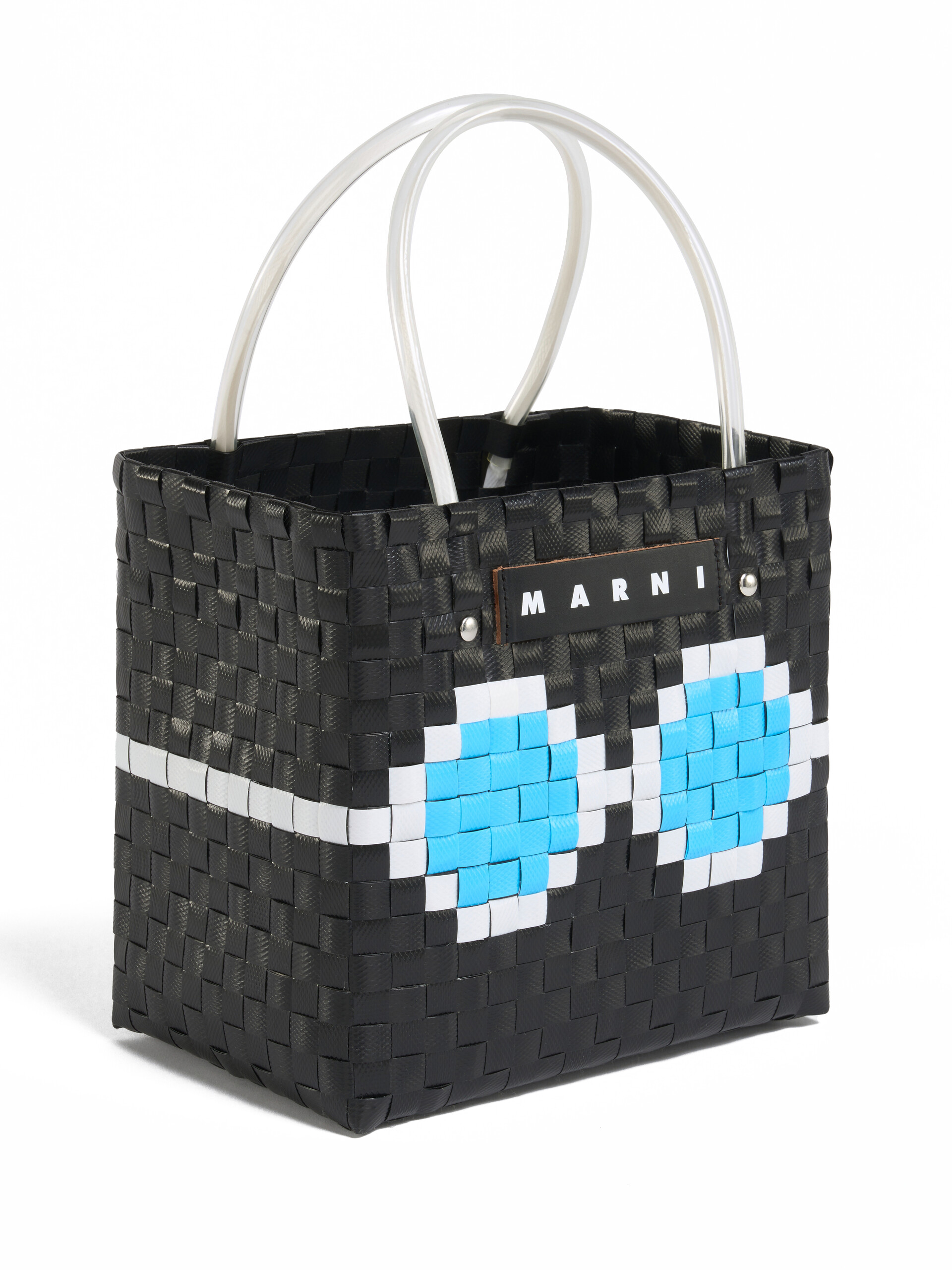 Black MARNI MARKET SUN BASKET bag - Shopping Bags - Image 4