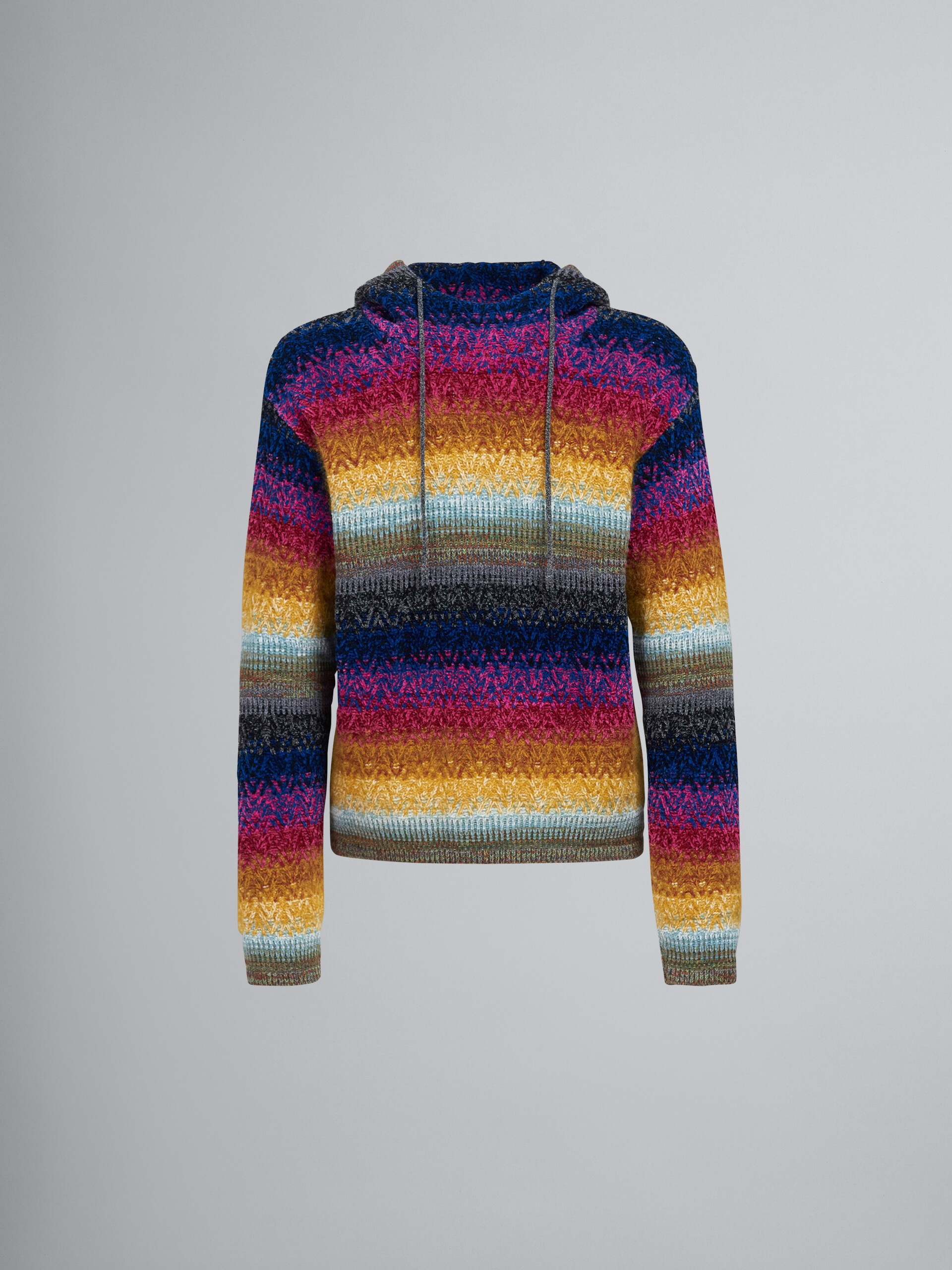 wool hooded crewneck sweater | Marni