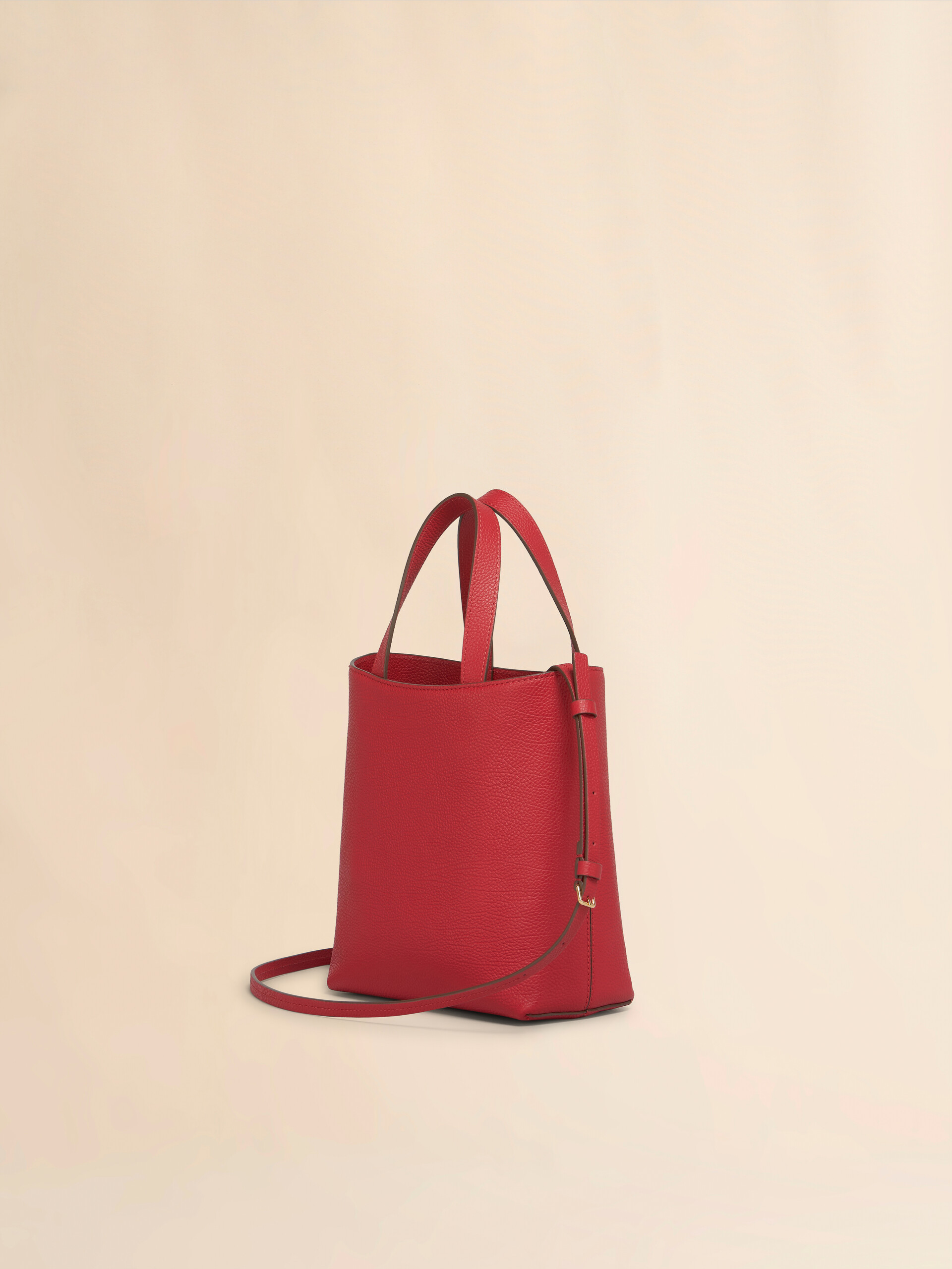 Kleine Tasche Trunkaroo Embossed aus grauem Leder - Shopper - Image 2