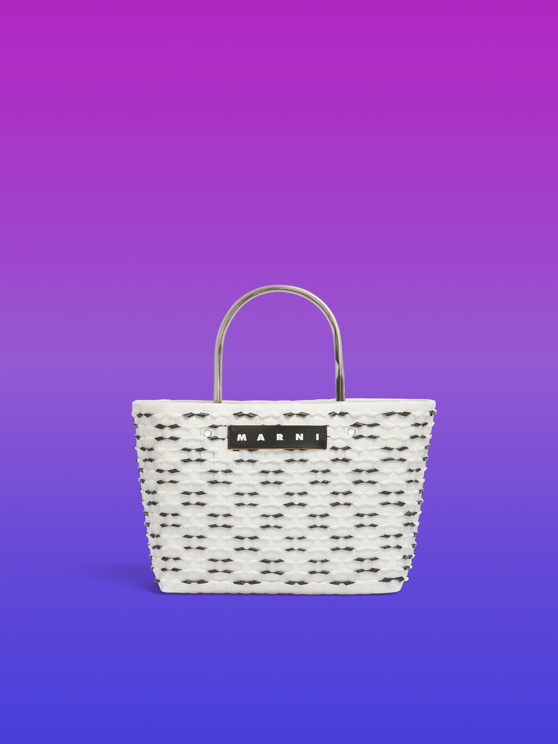 White twisted MARNI MARKET tote bag - Shopping Bags - Image 1