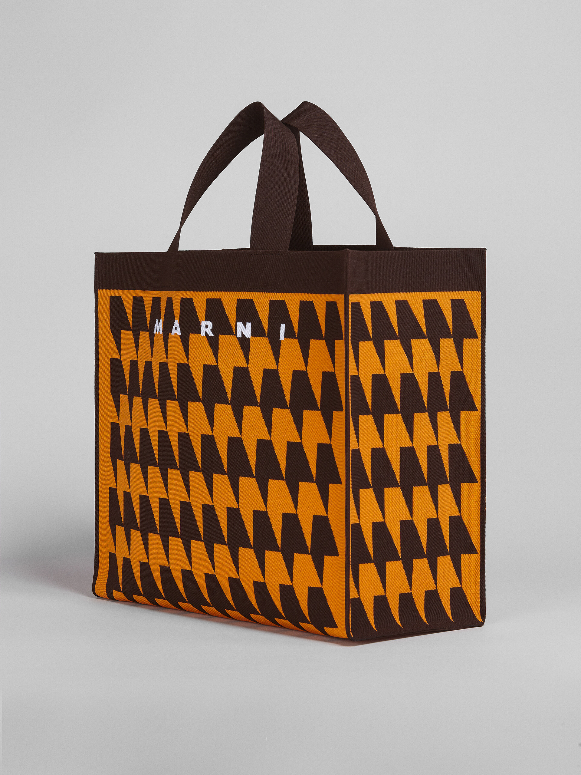Houndstooth jacquard shopping bag - Shopping Bags - Image 6