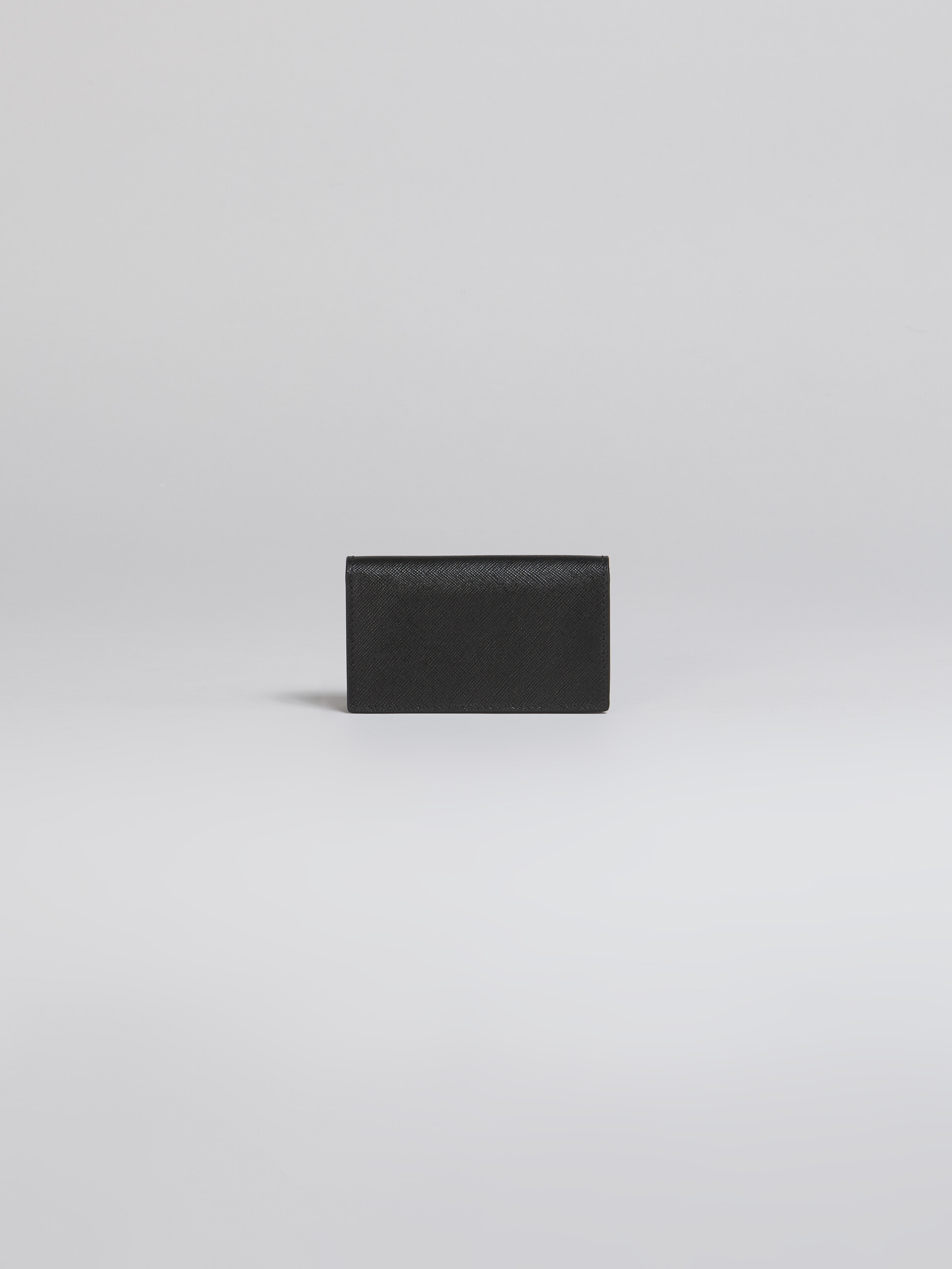 Black Saffiano leather zip-around wallet - Wallets - Image 3