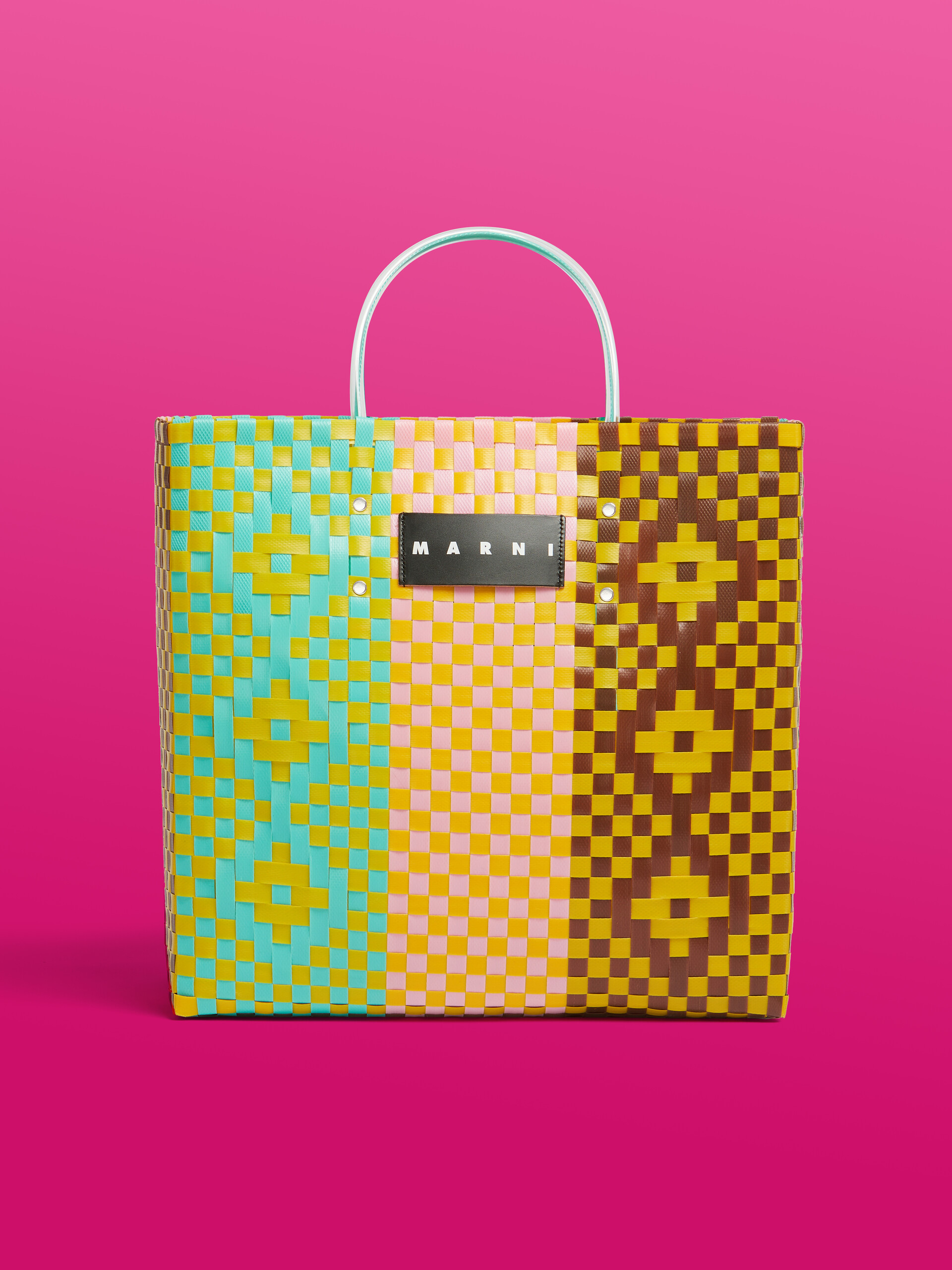 ディープグリーン ロンバス MARNI MARKET ラージバスケット