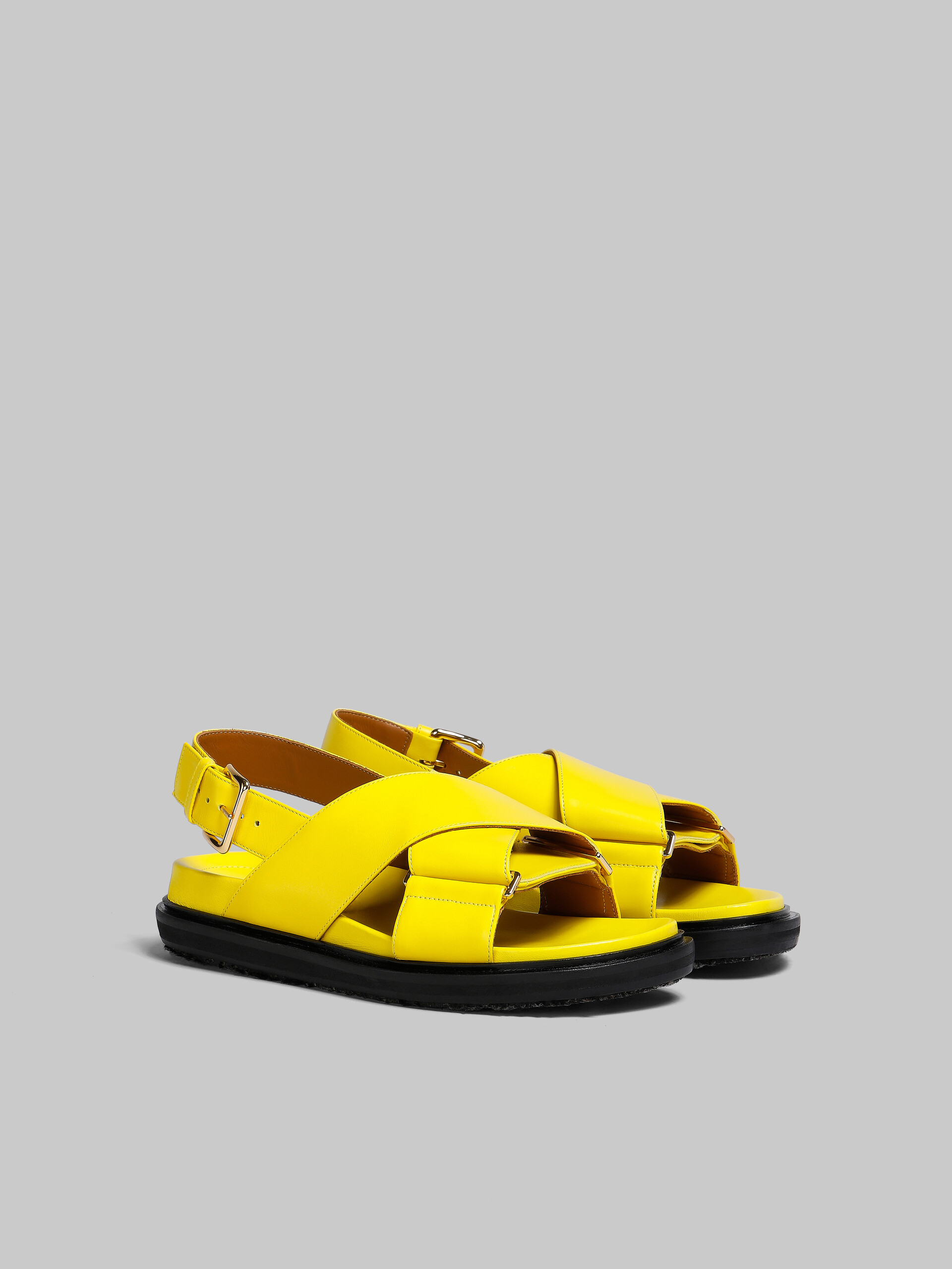 Yellow leather Fussbett - Sandals - Image 2
