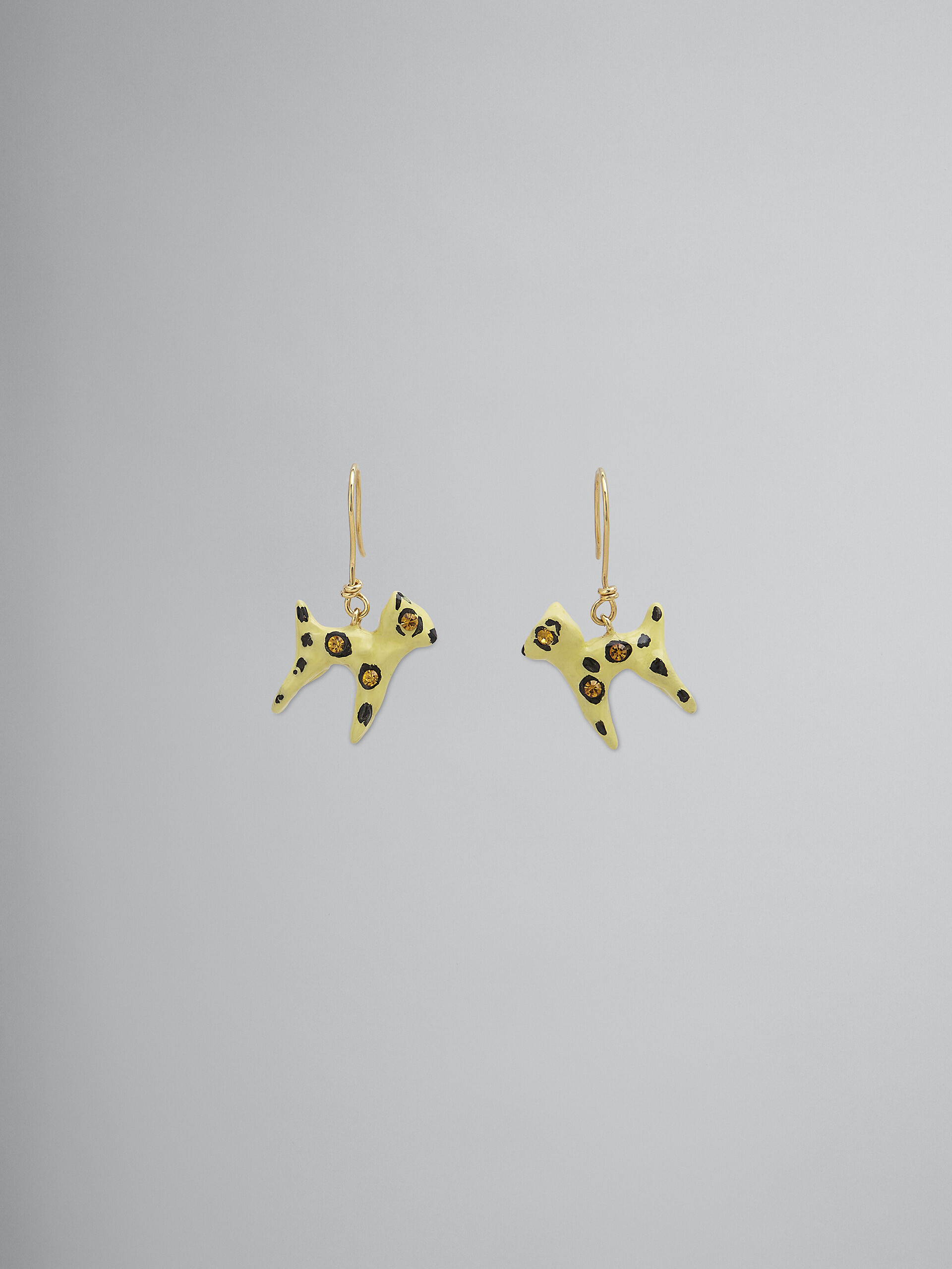 PLAYFUL yellow earrings - Earrings - Image 1