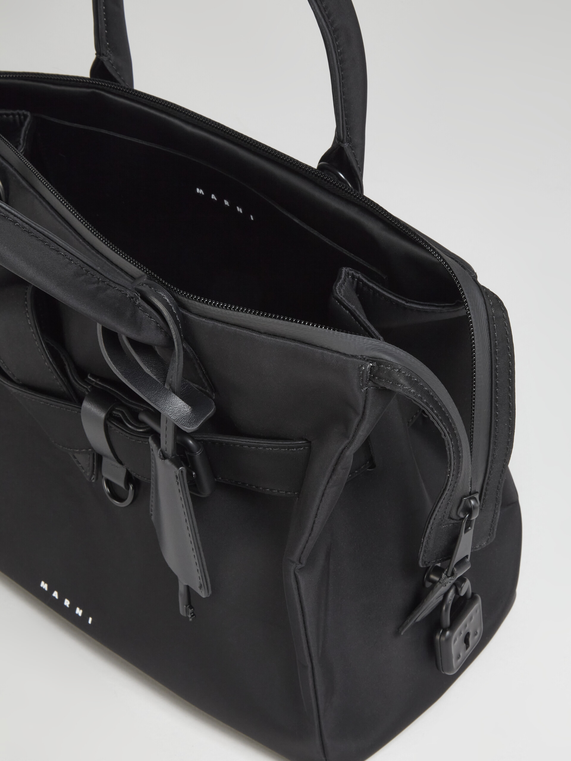 Black nylon TREASURE bag - Handbag - Image 5