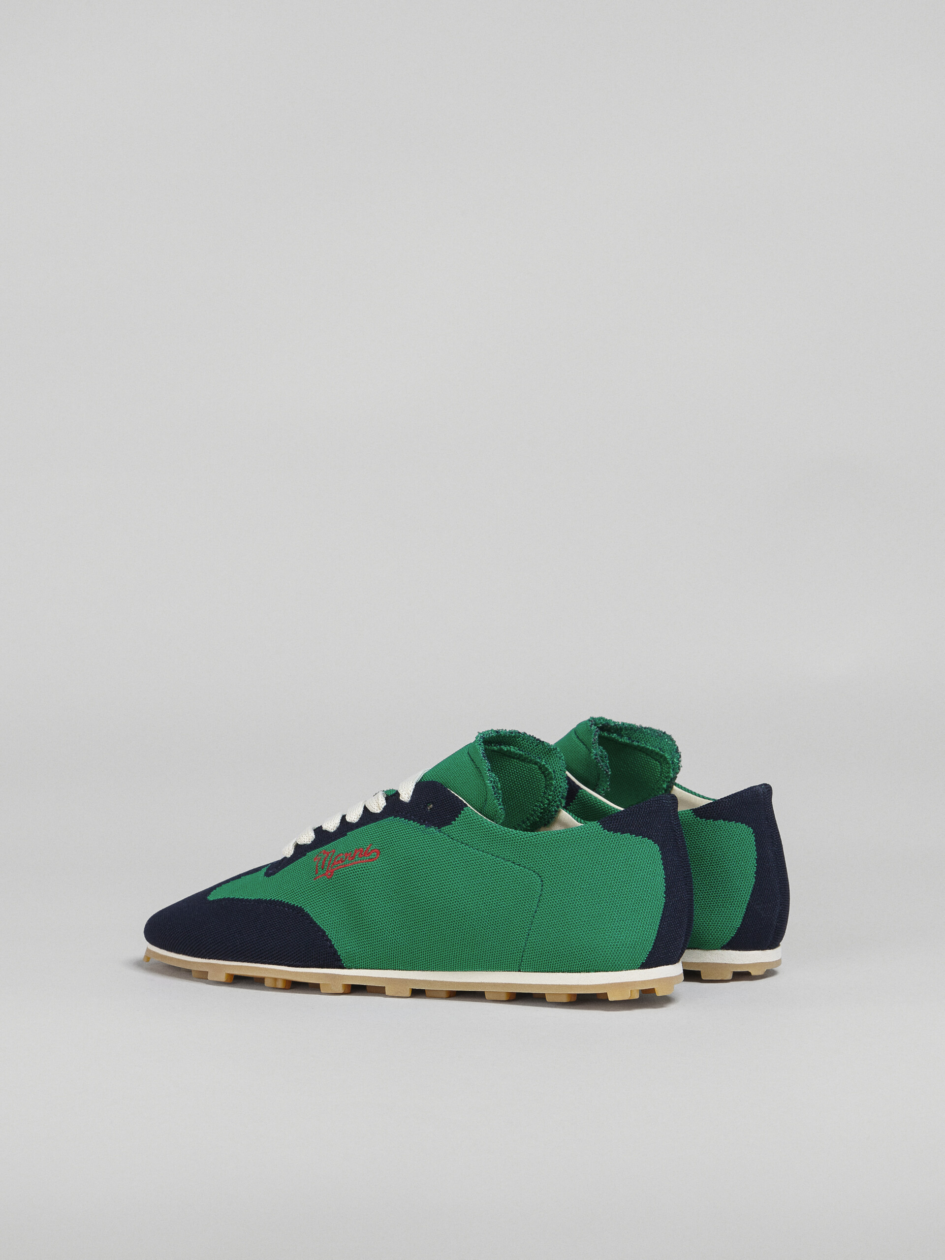 Green blueblack stretch jacquard PEBBLE sneaker - Sneakers - Image 3