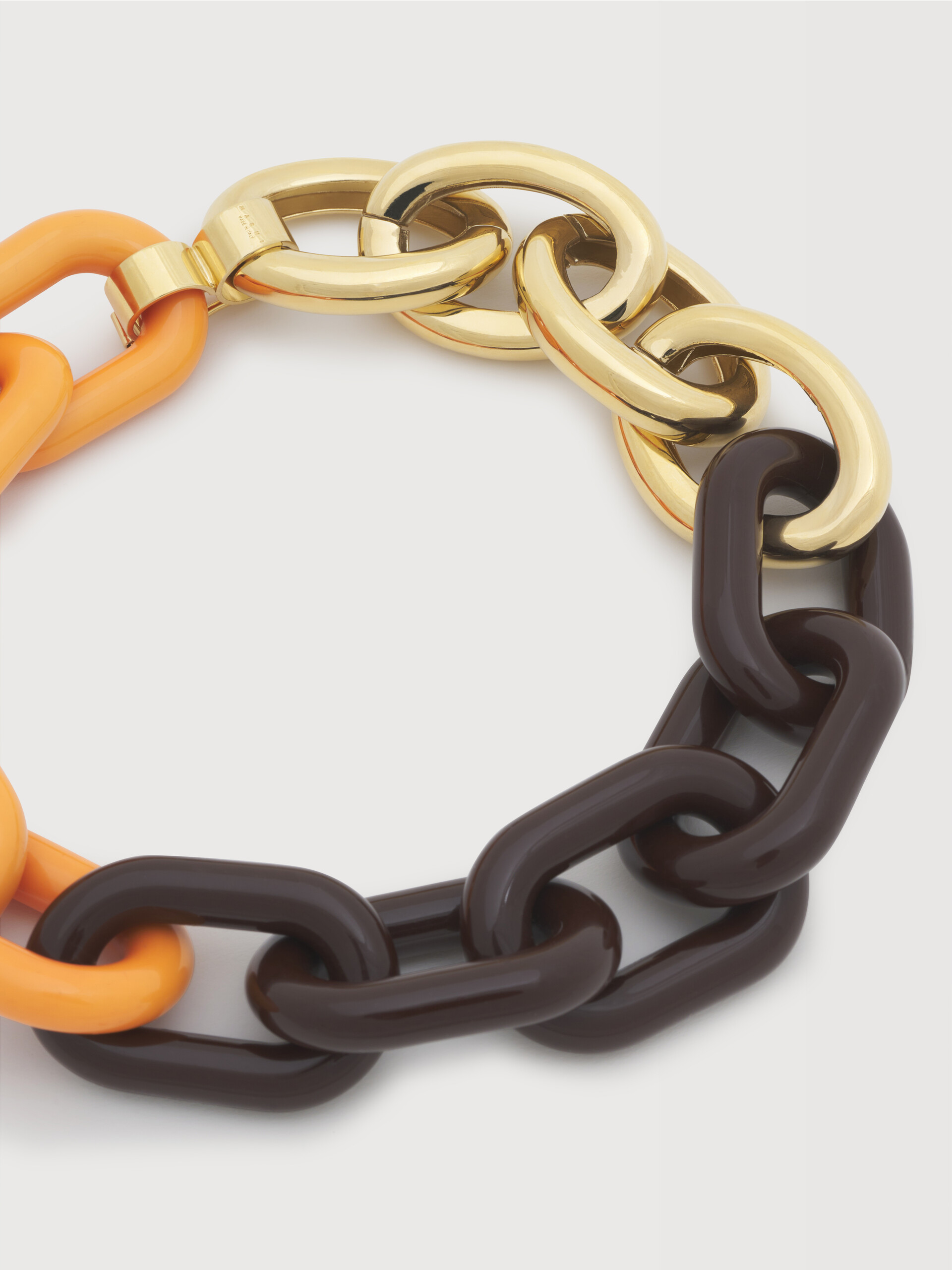 Brown resin chain necklace - Necklaces - Image 4