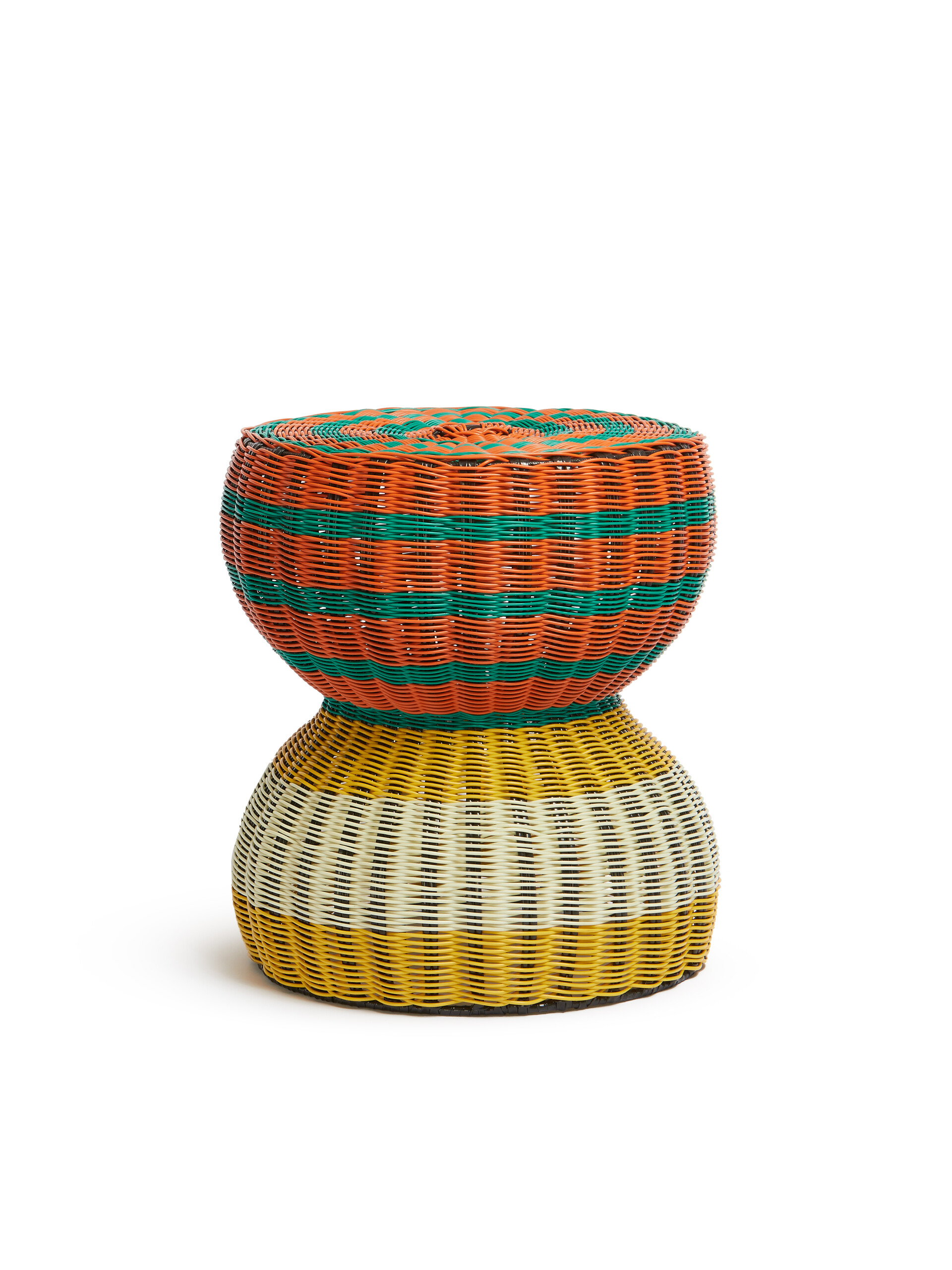 Orange Marni Market Woven Cable Stool - Furniture - Image 2