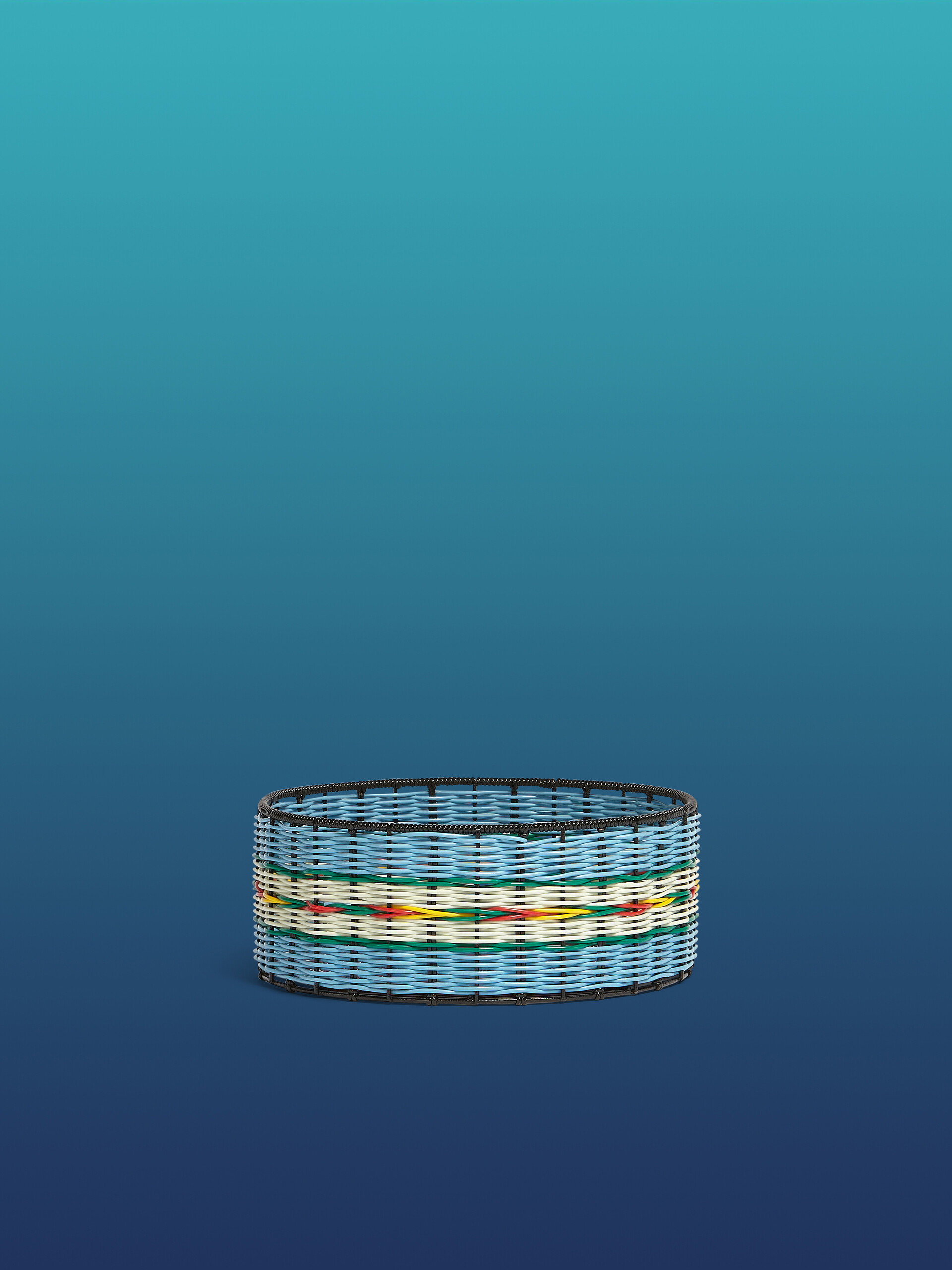 Blue MARNI MARKET basket - Accessories - Image 1