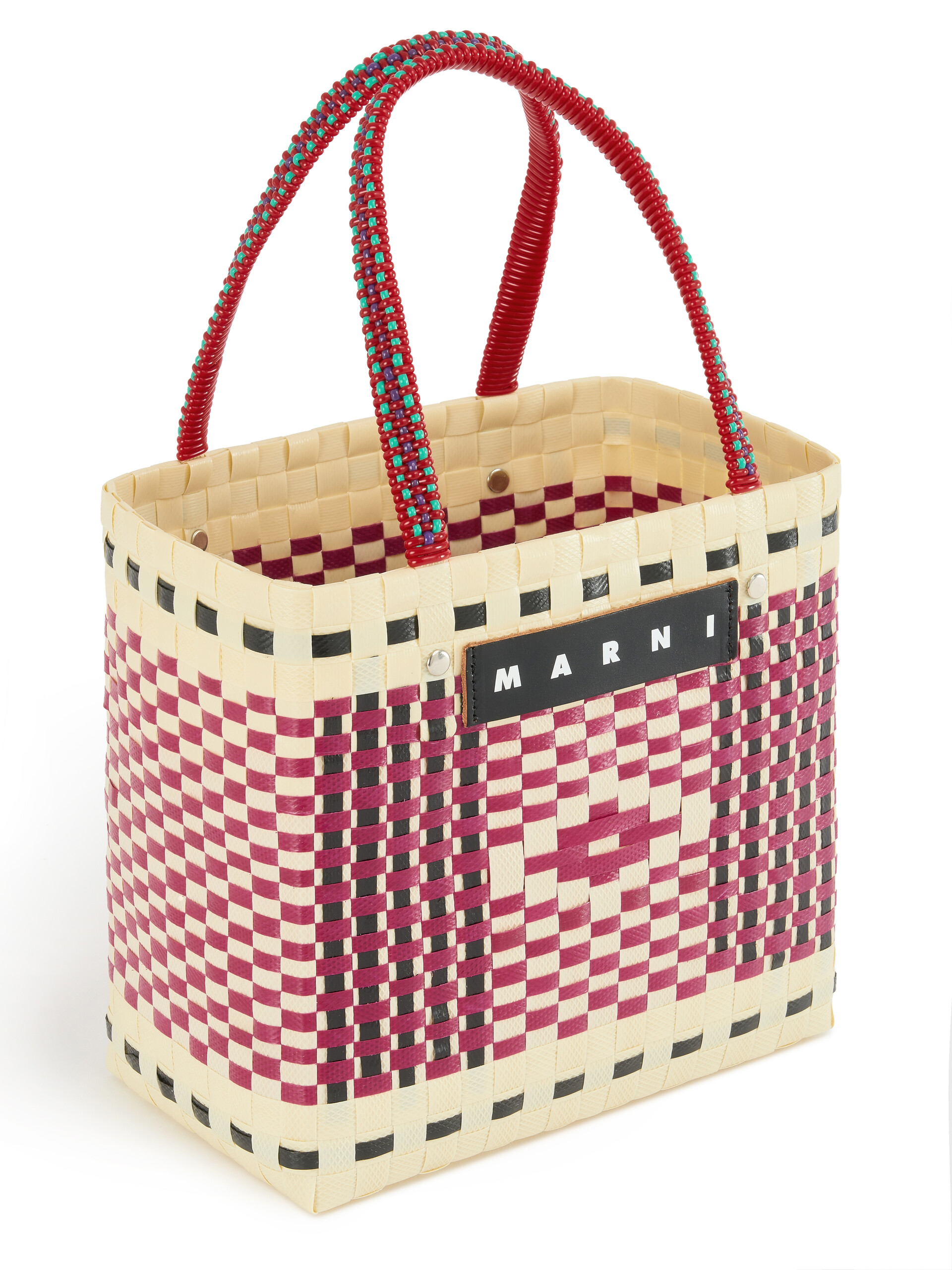 ブラック MARNI MARKET ミニバスケットバッグ - ショッピングバッグ - Image 3