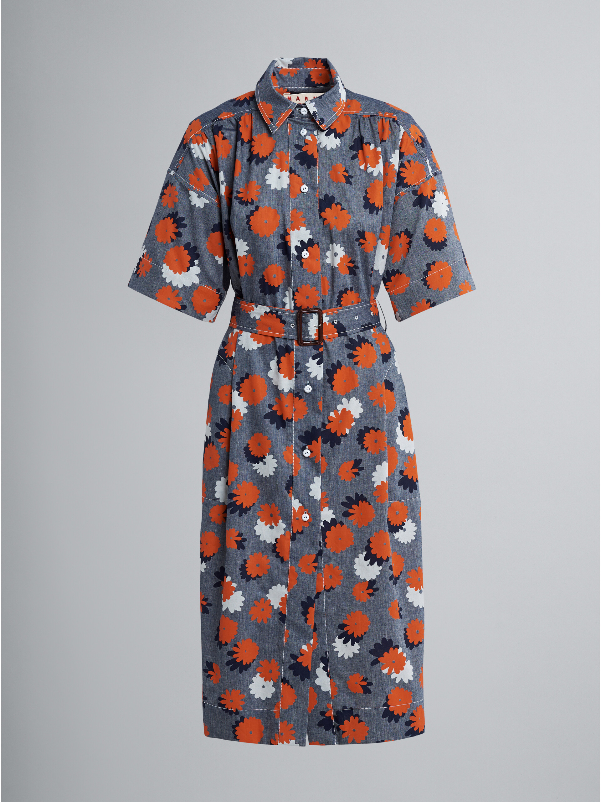 Daisies Party print chambray dress - Dresses - Image 1
