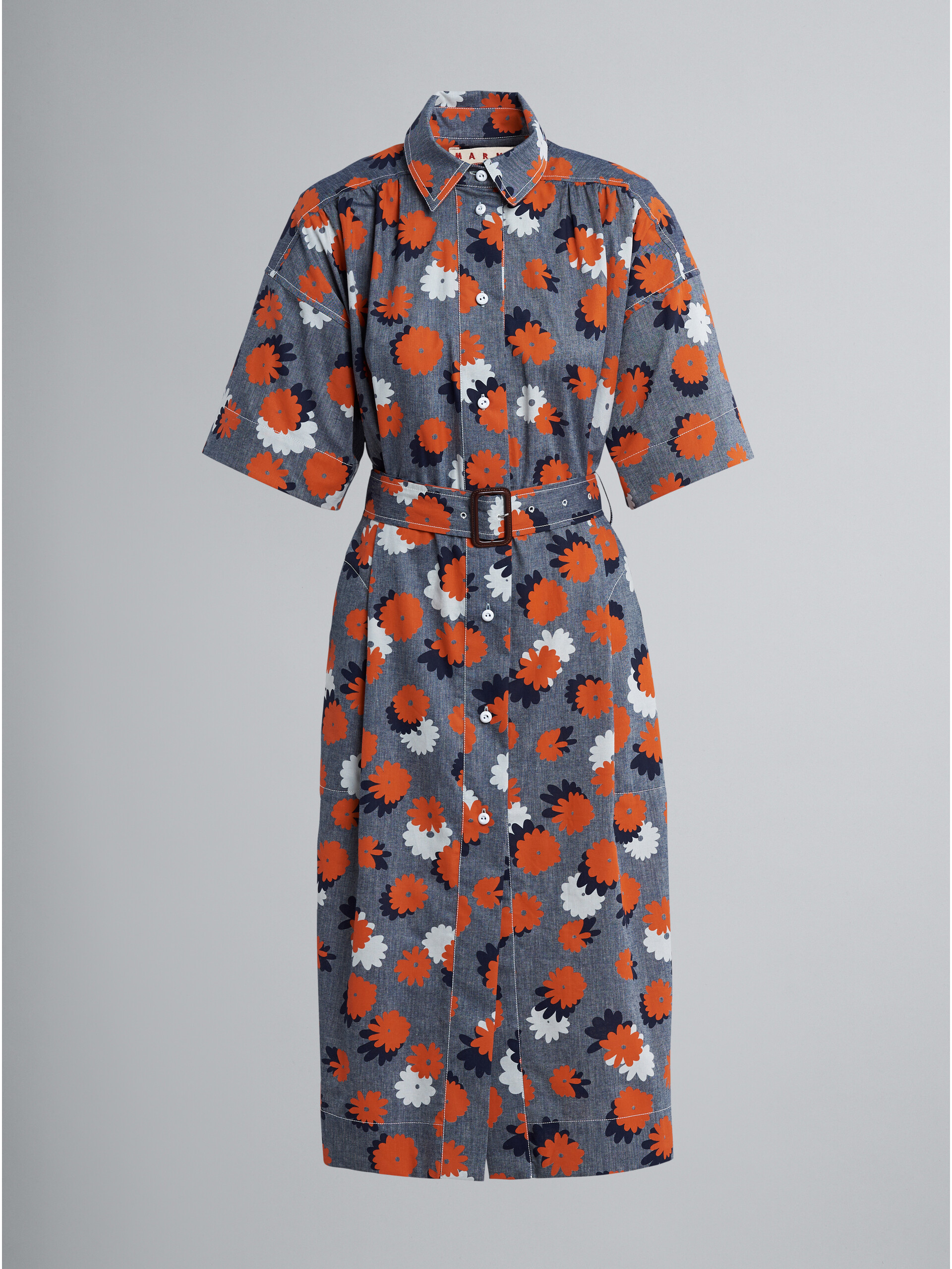 Abito in chambray stampa Daisies Party | Marni