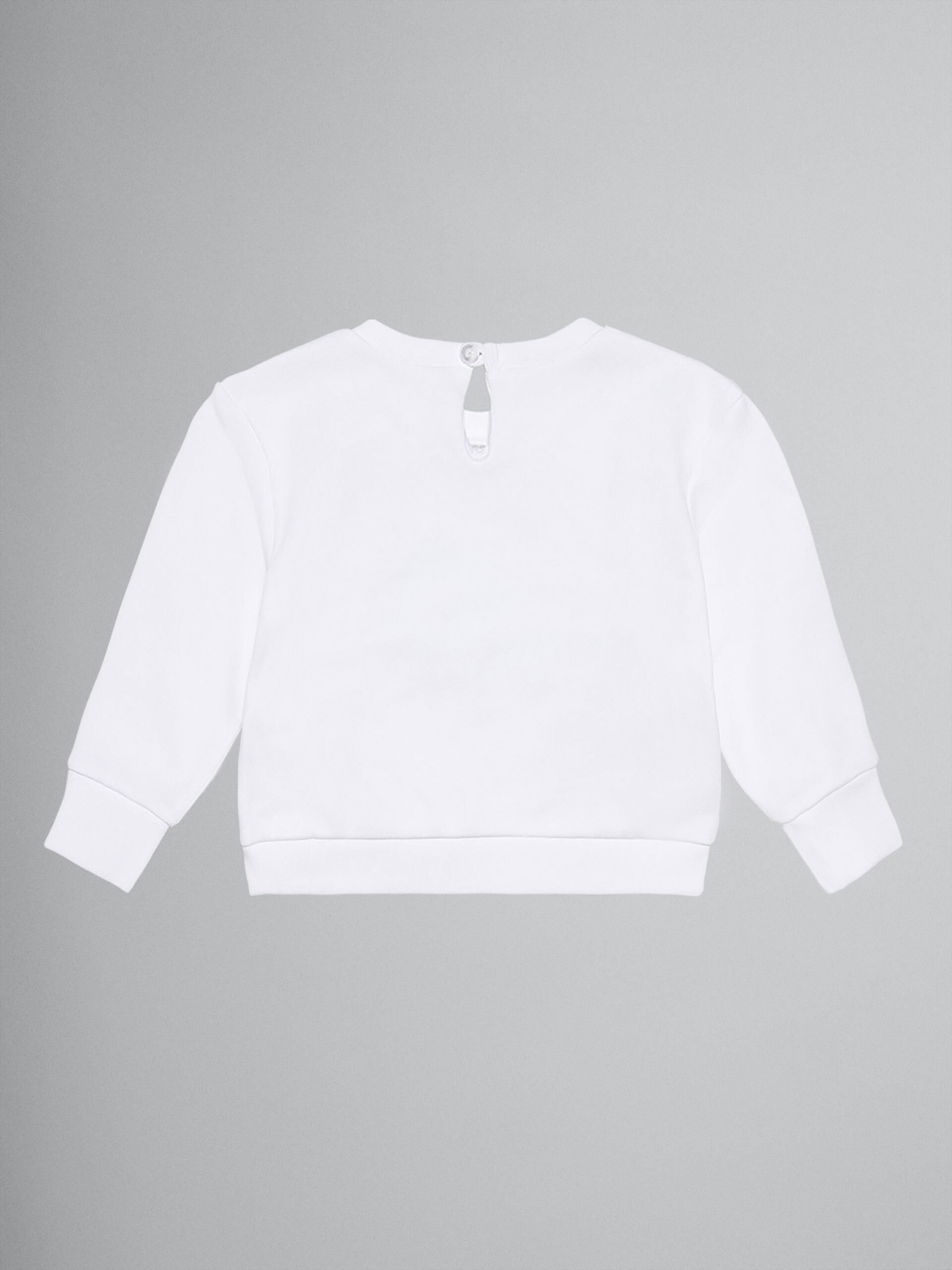 Logo and flower cotton sweatshirt - Sweaters - Image 2