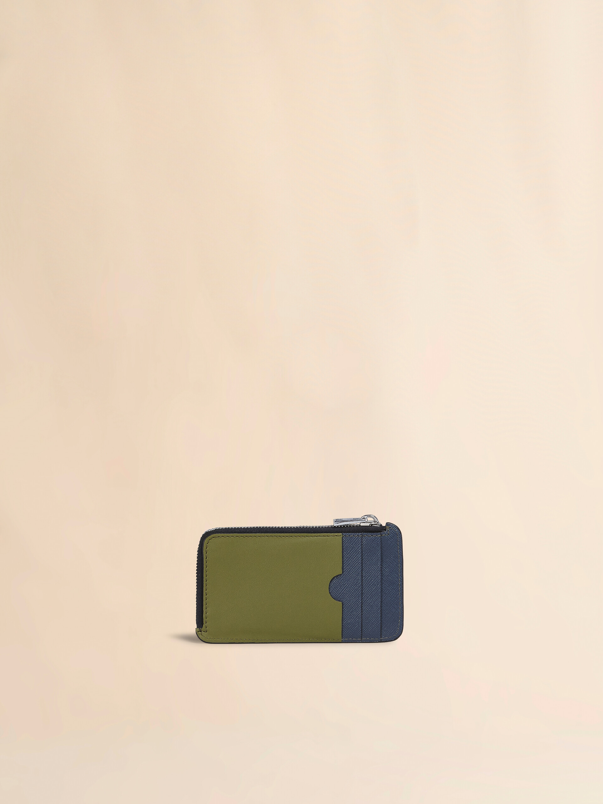 matte saffiano leather coin pouch wallet