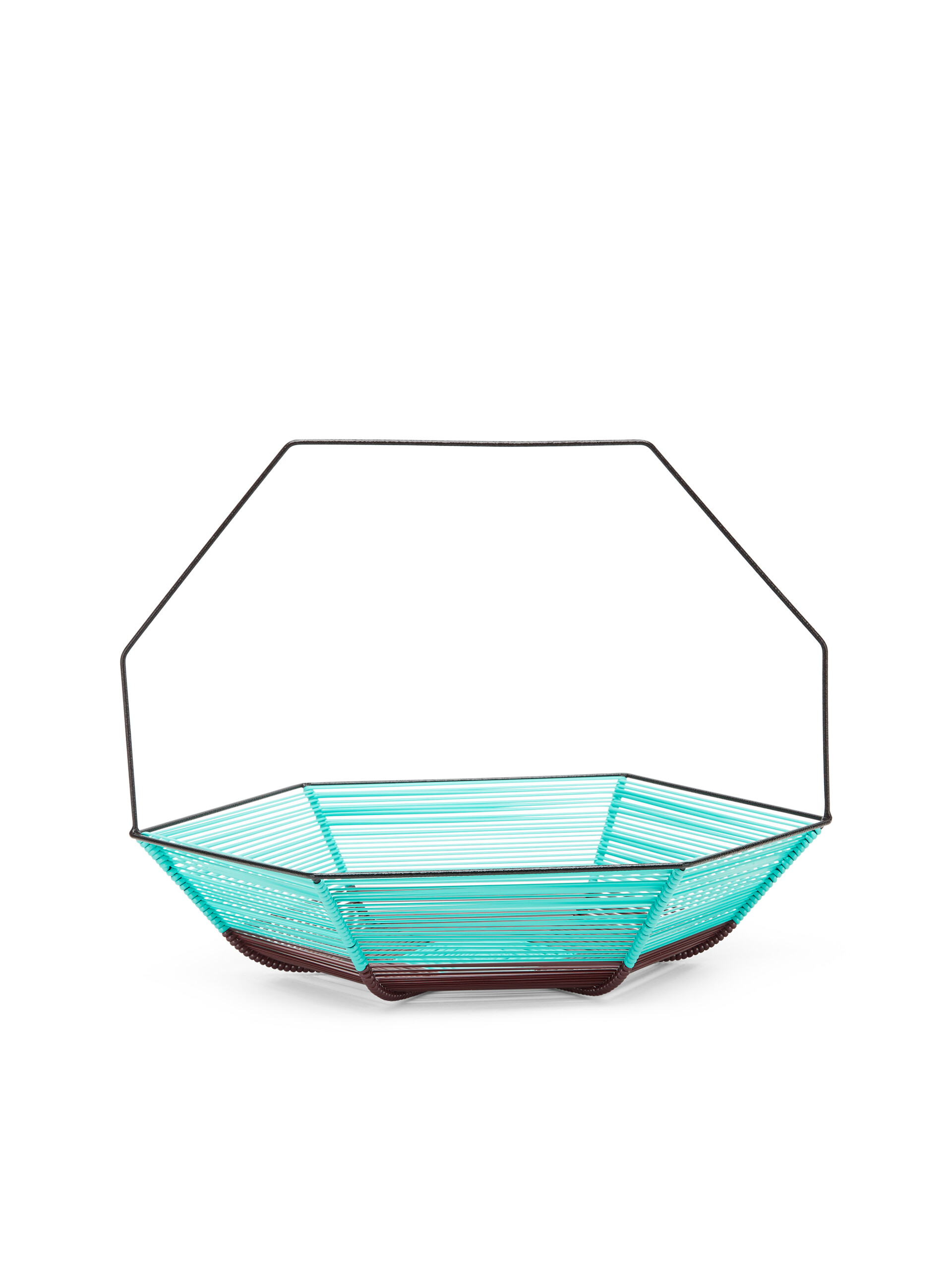 MARNI MARKET hexagonal turquoise and brown fruit holder - Accessories - Image 3
