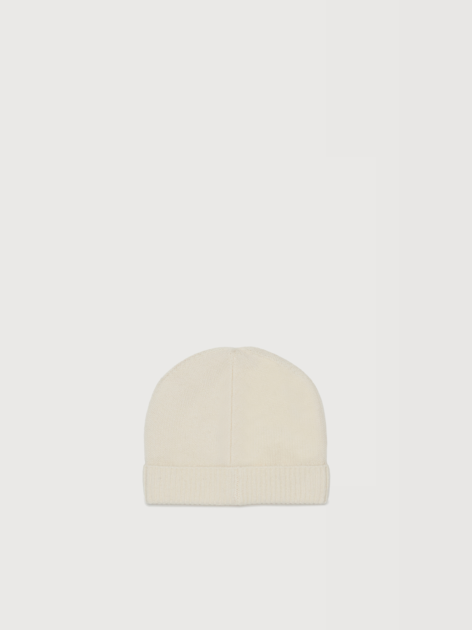 Beige cashmere blend beanie with embroidered Marni logo - Caps - Image 2