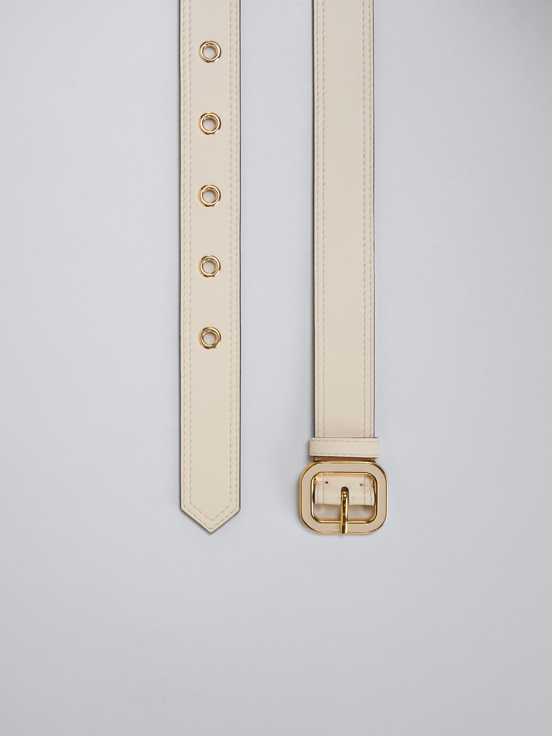 White leather belt - Belts - Image 3
