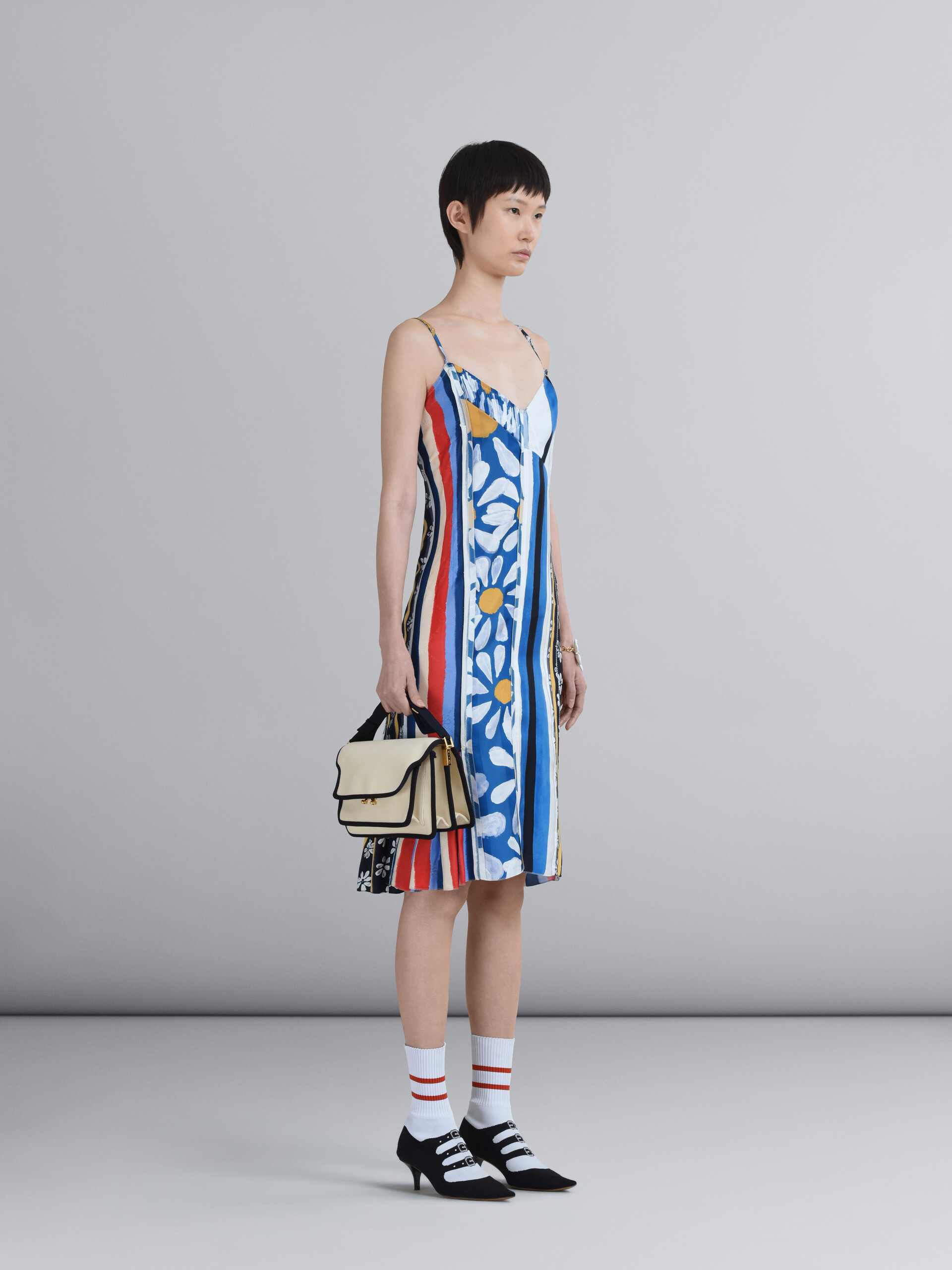 Horizons print jacquard viscose dress - Dresses - Image 6