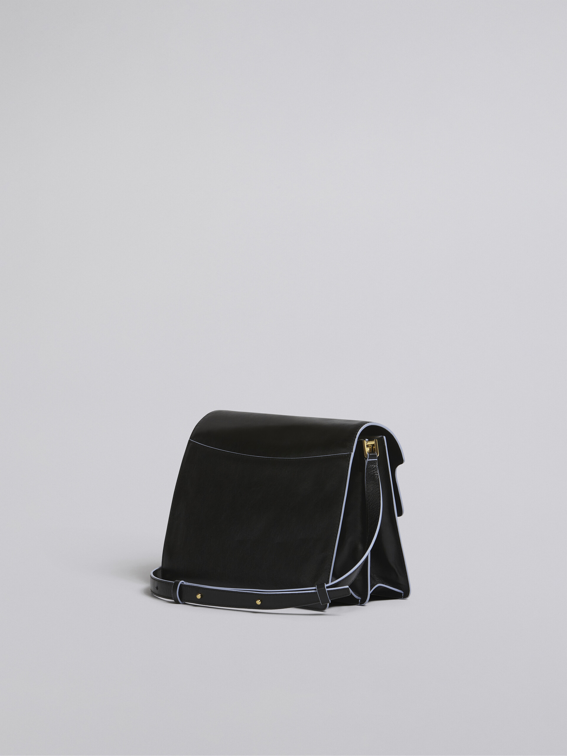 TRUNK SOFT large bag in black leather - Shoulder Bags - Image 2