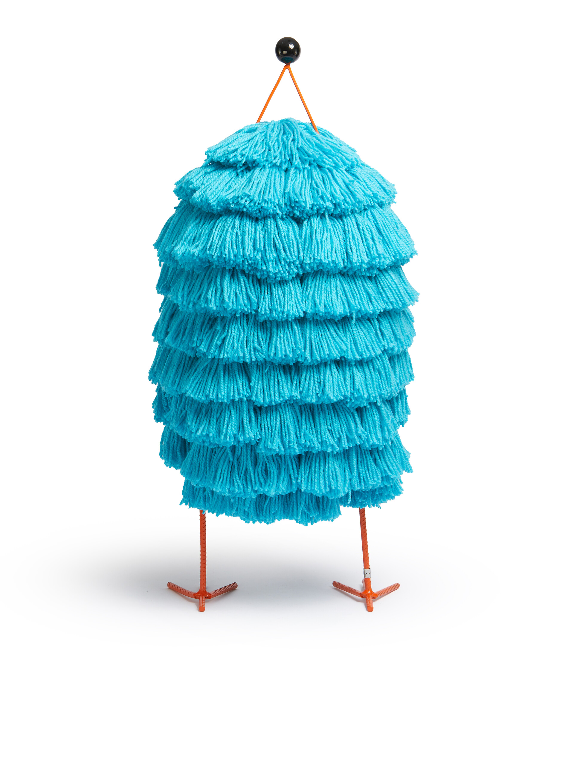 Woolly Friend "Abelo" Grande In Lana Azzurra - Accessori - Image 3