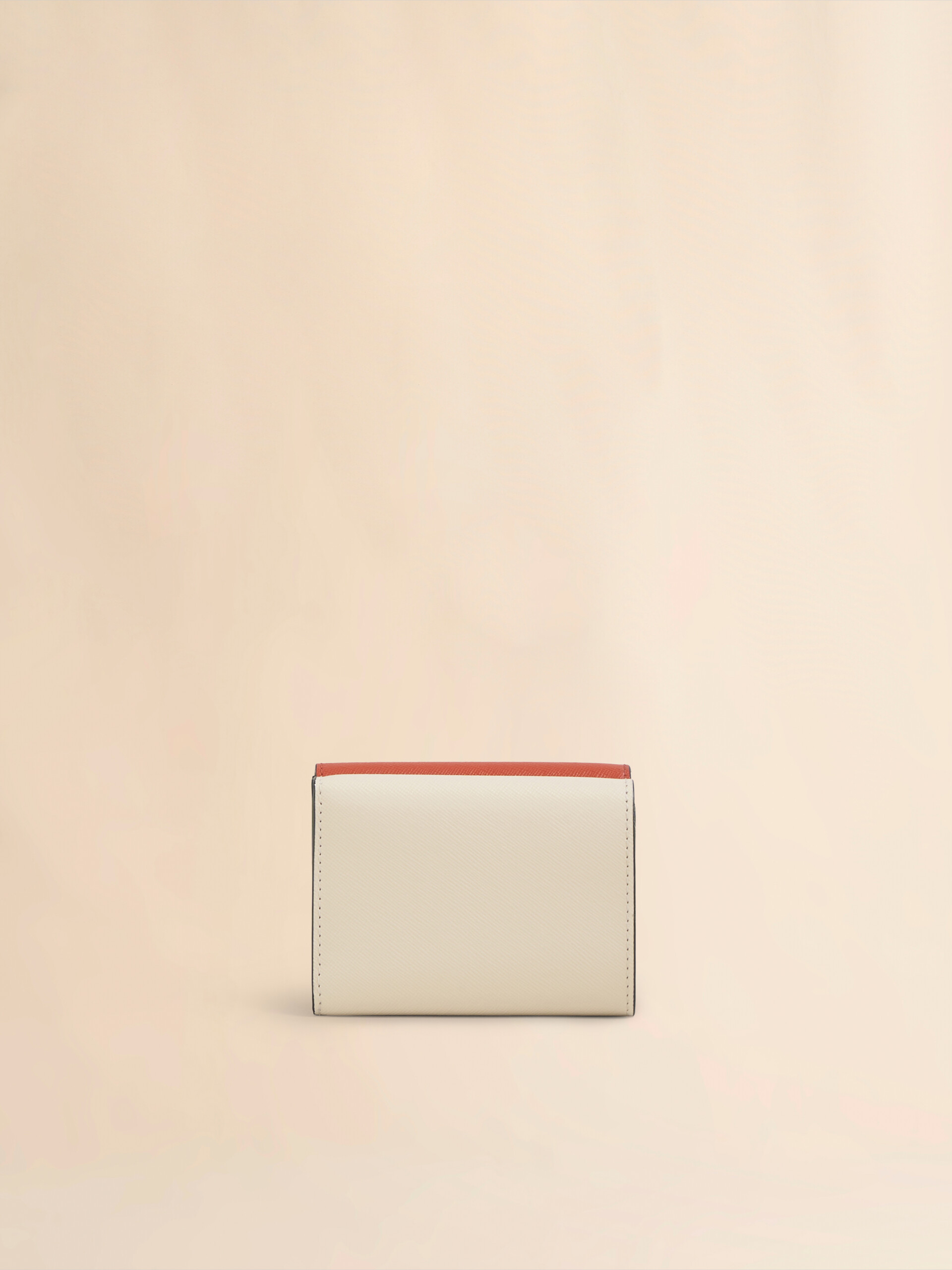 ブルー クリーム ブラウン サフィアーノレザー製 三つ折りウォレット - 財布 - Image 3