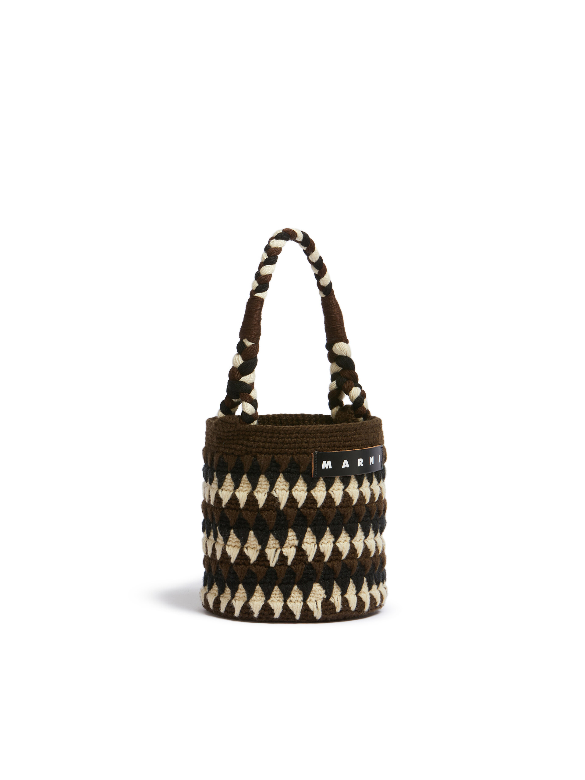 オレンジ ブルー クロシェ Marni Market Chessboardバッグ - ショッピングバッグ - Image 2