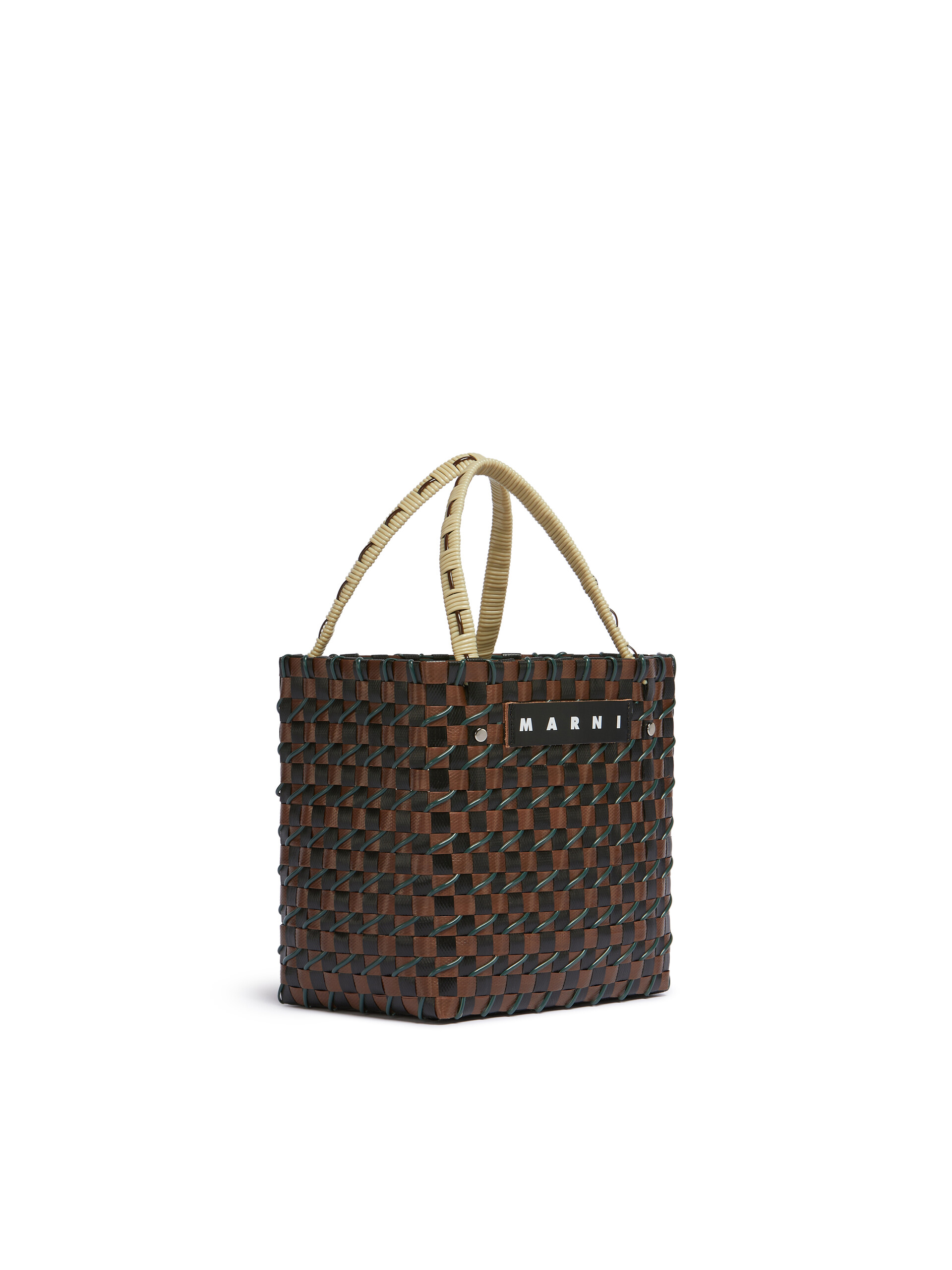 ブラック MARNI MARKET ミニバスケットバッグ | Marni