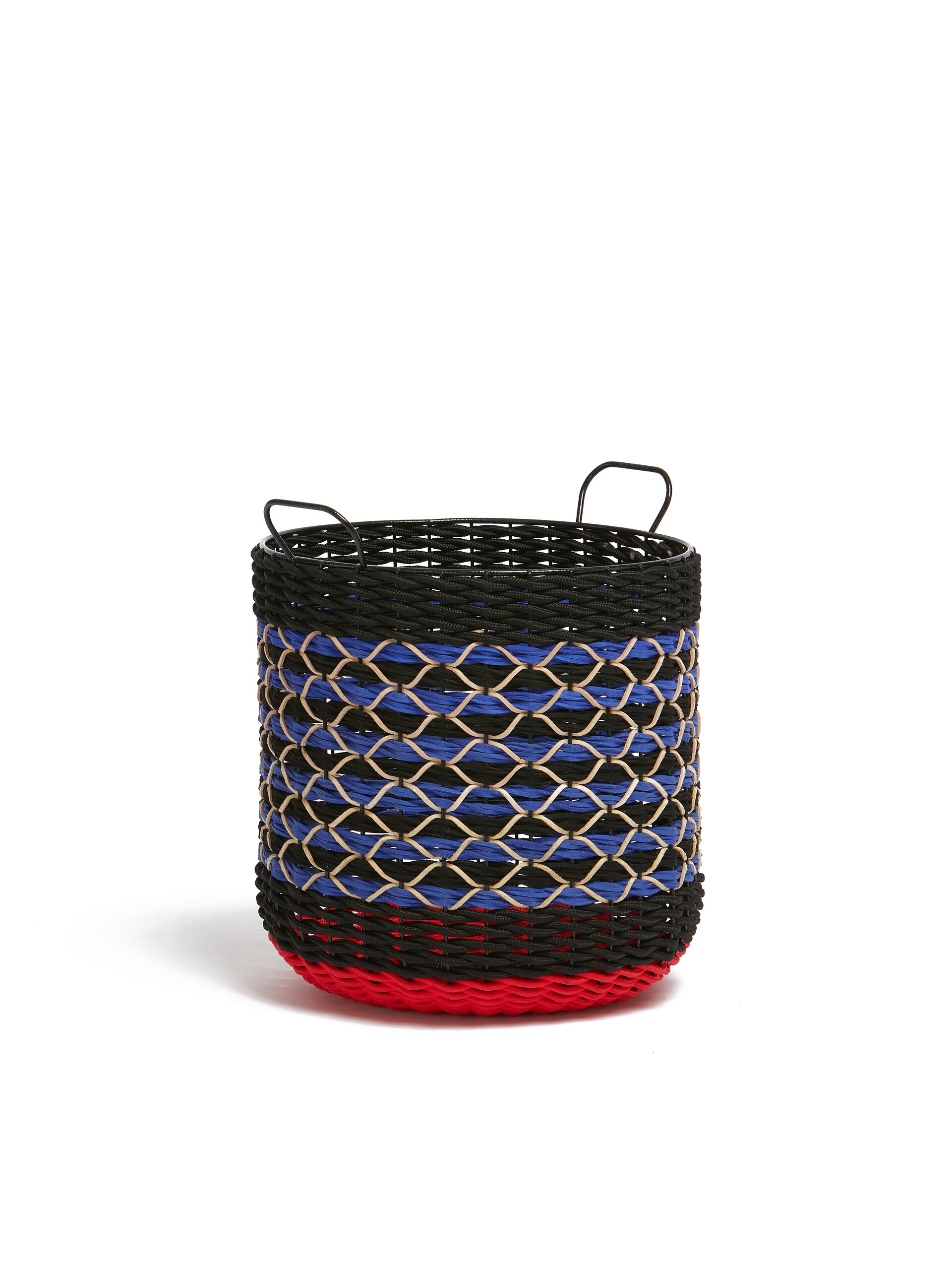 ブルー ブラック Marni Market ラウンド 収納用バスケット - ファニチャー - Image 2