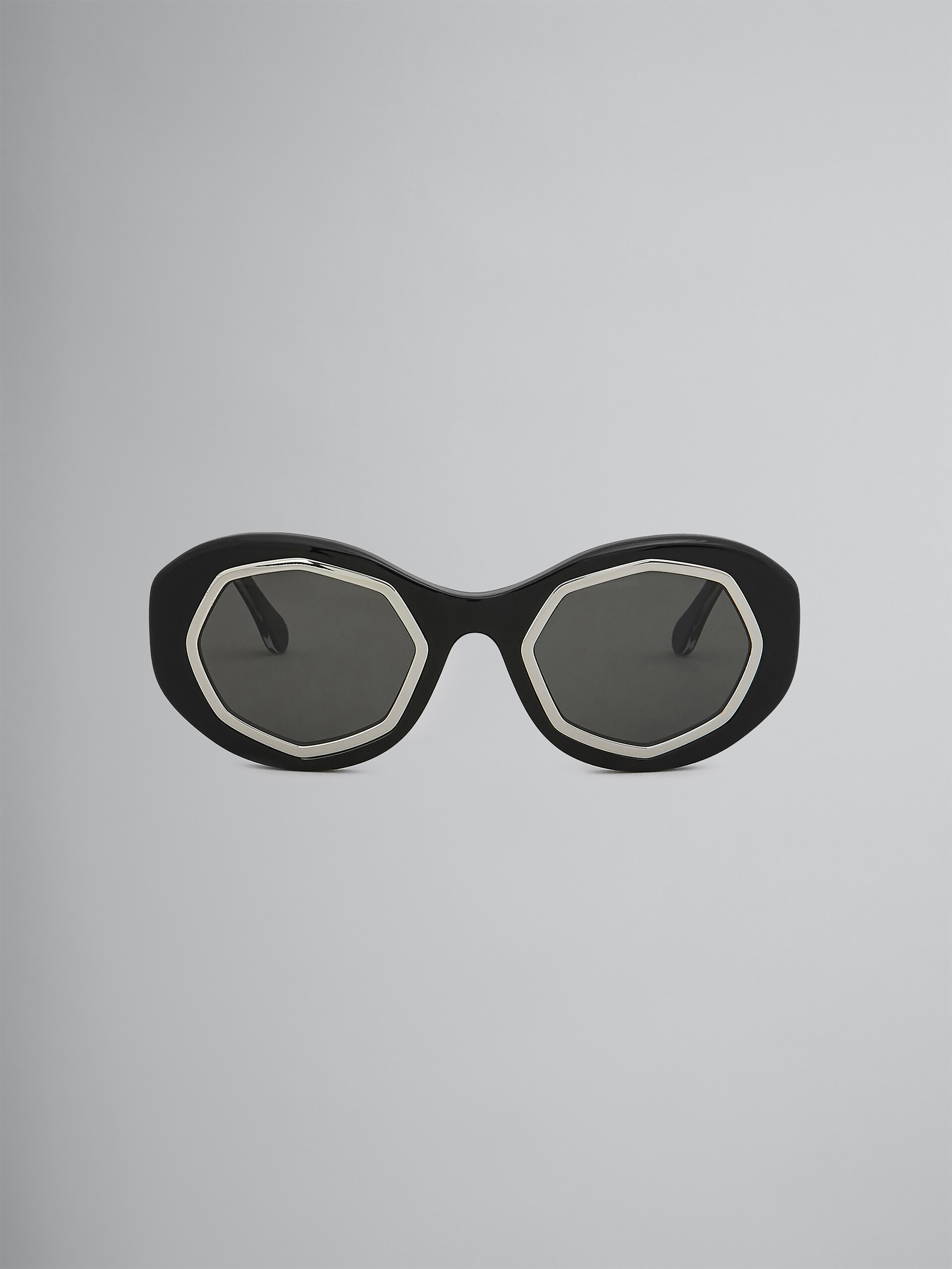 MOUNT BRUMO Sonnenbrille aus Acetat in Schwarz - Optisch - Image 1