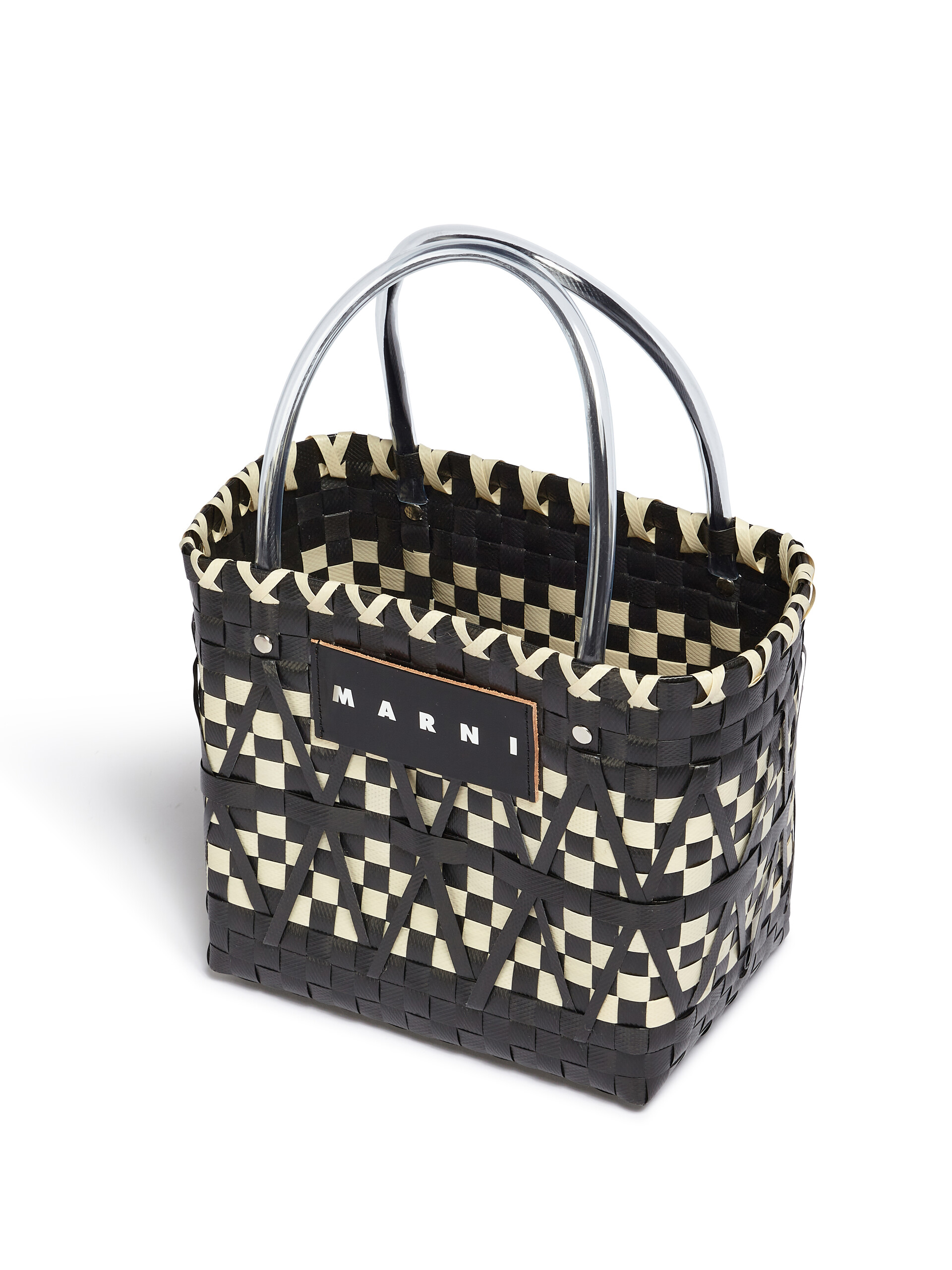 MARNI MARKET black and white shopping bag - Bags - Image 4