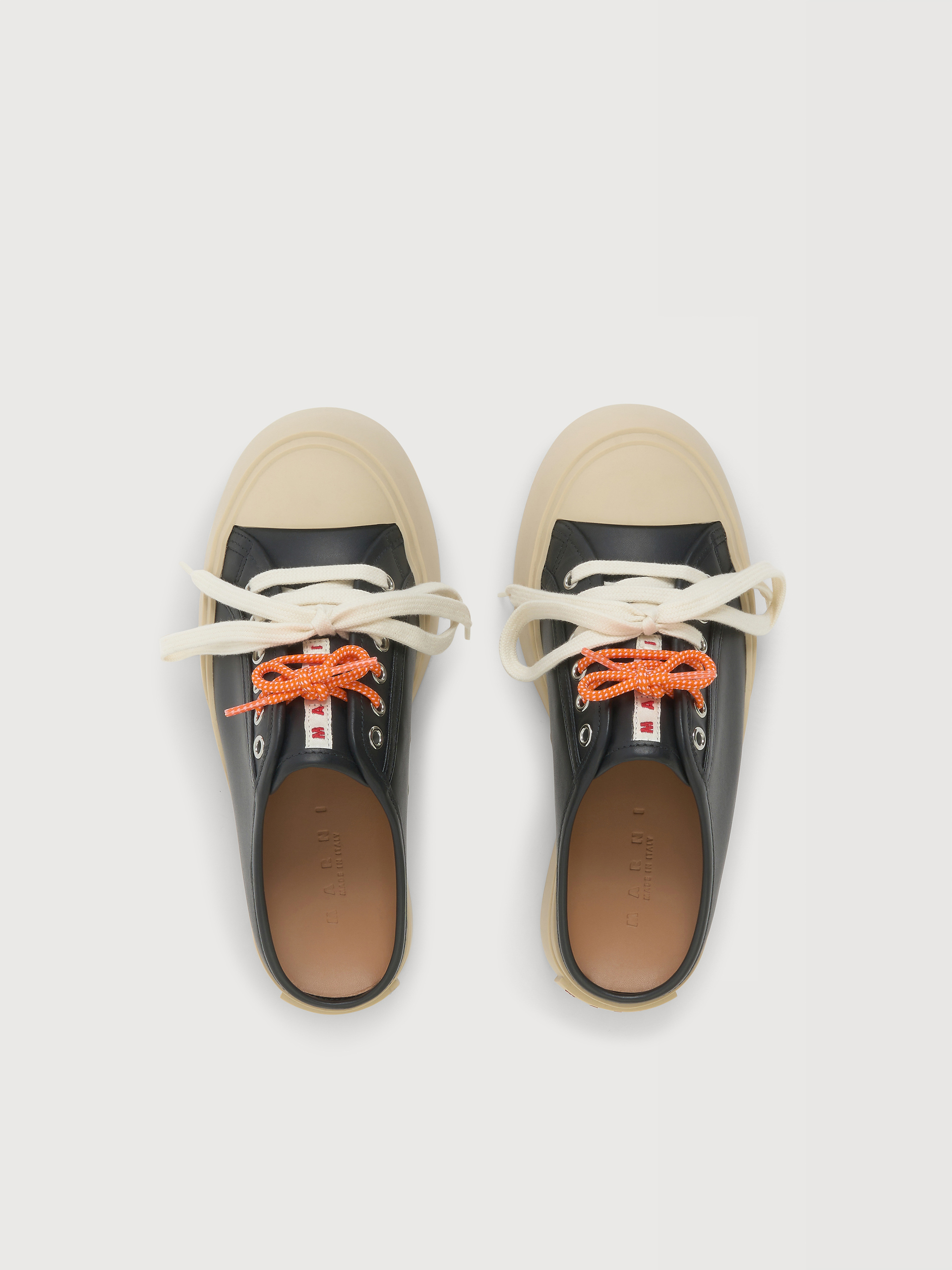 Sneaker Sabot Pablo aus schwarzem Leder - Sneakers - Image 4