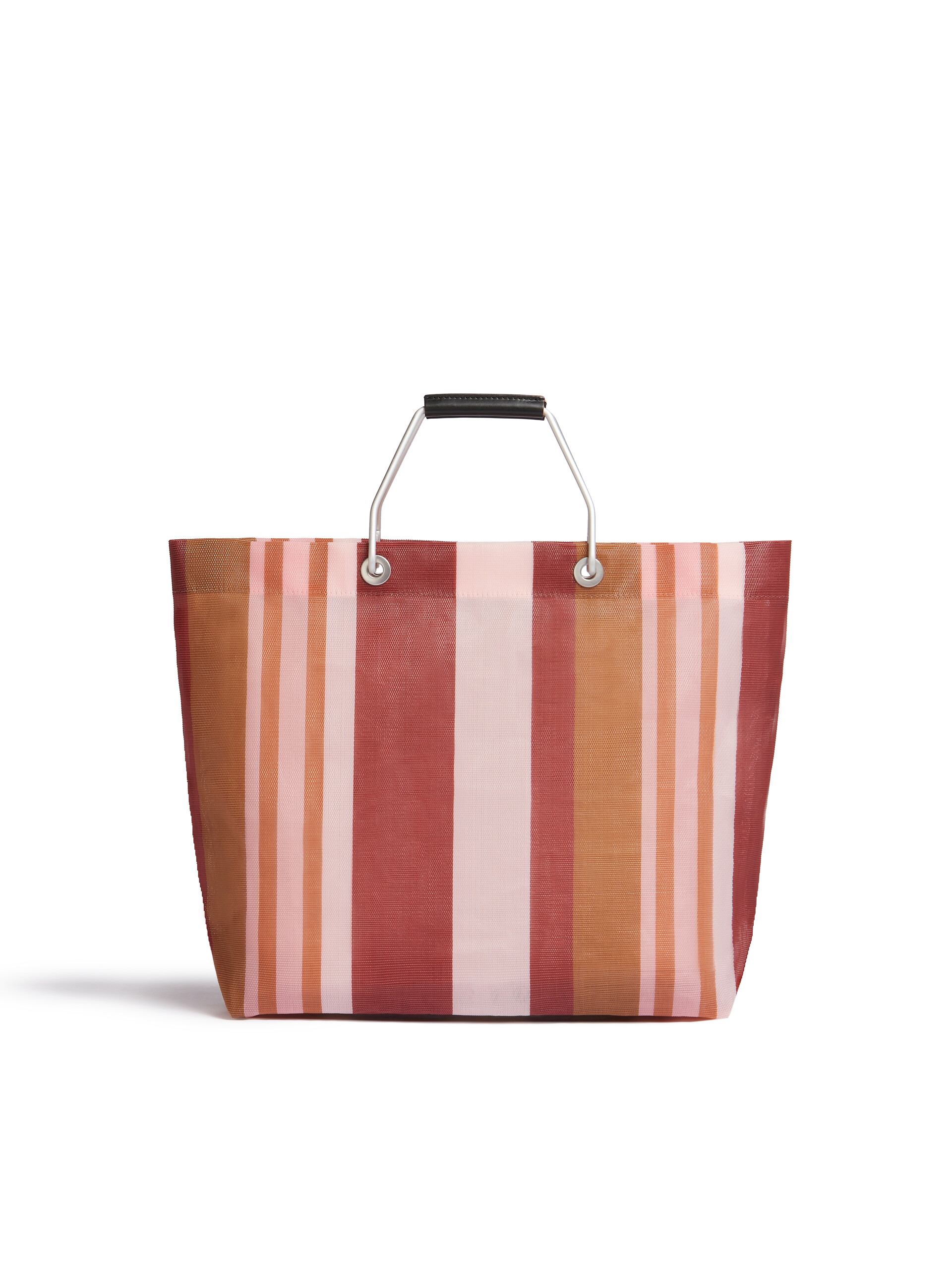 MARNI MARKET STRIPE multicolor blue bag - Shopping Bags - Image 3