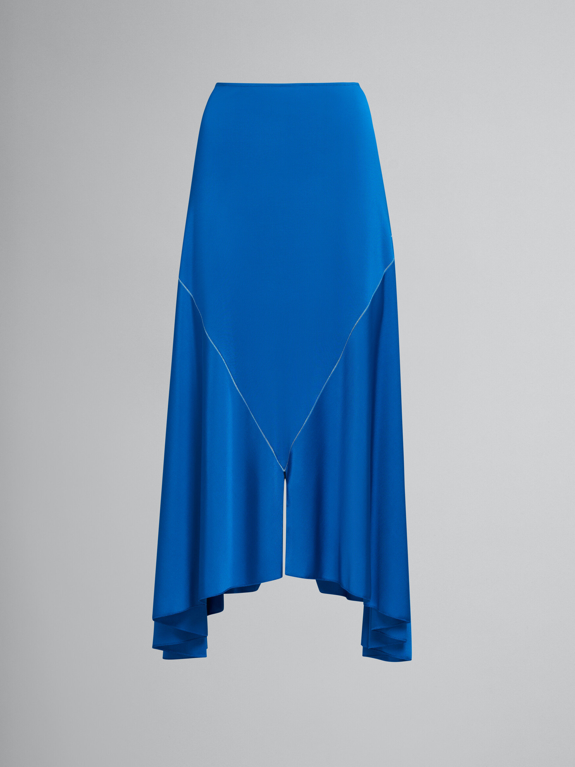 Viscose jersey long skirt - Skirts - Image 1