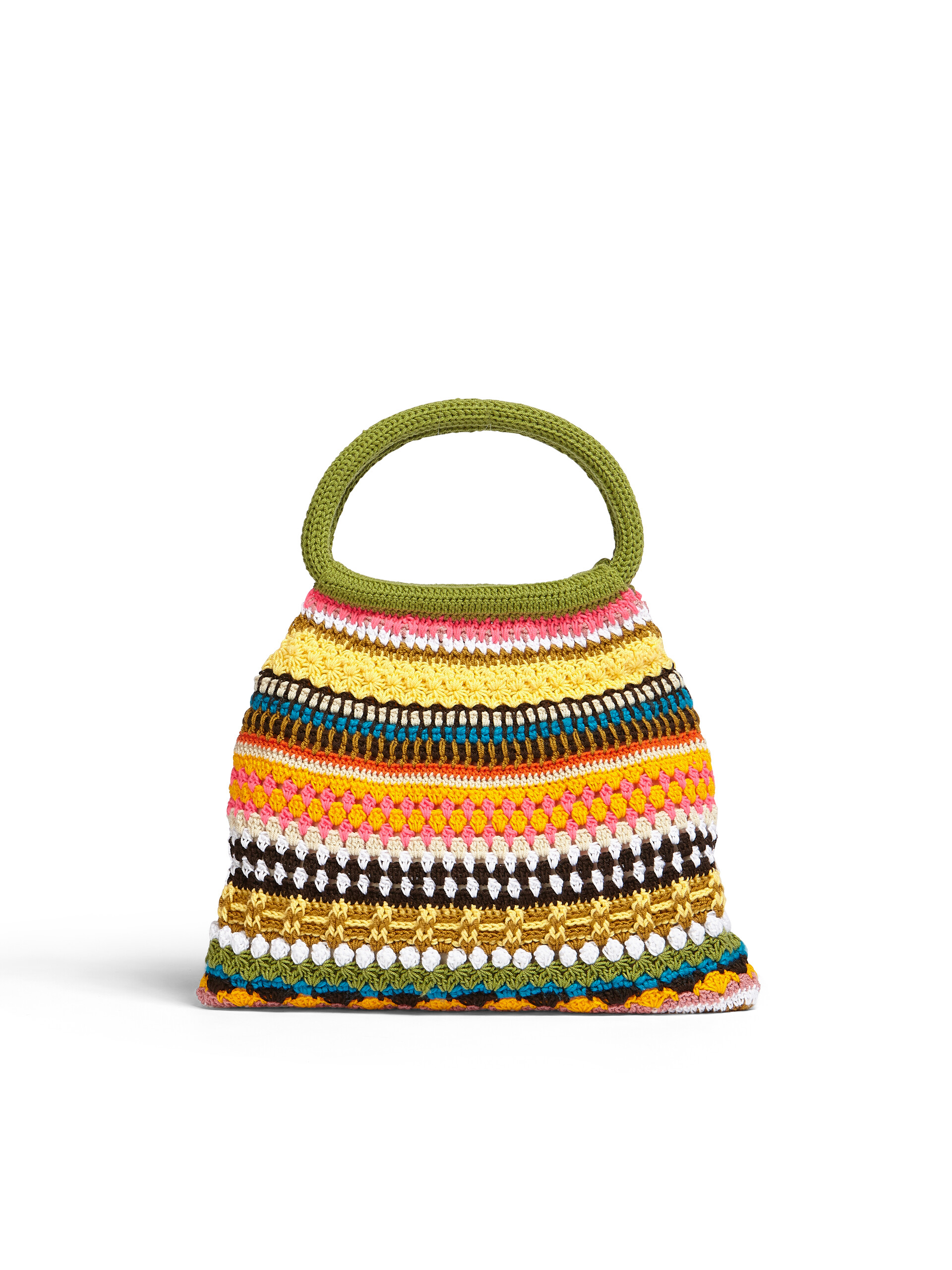 MARNI MARKET GRANNY bag in green crochet - Furniture - Image 3