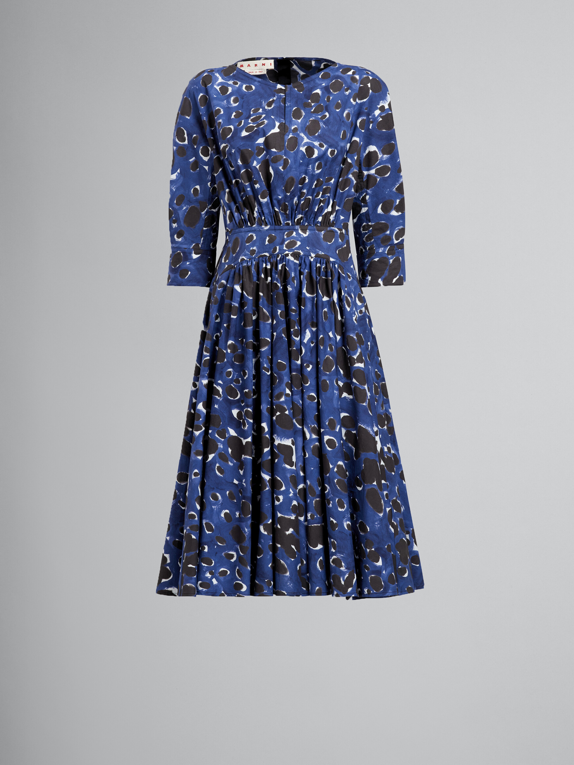 Pop Dots print poplin dress - Dresses - Image 1