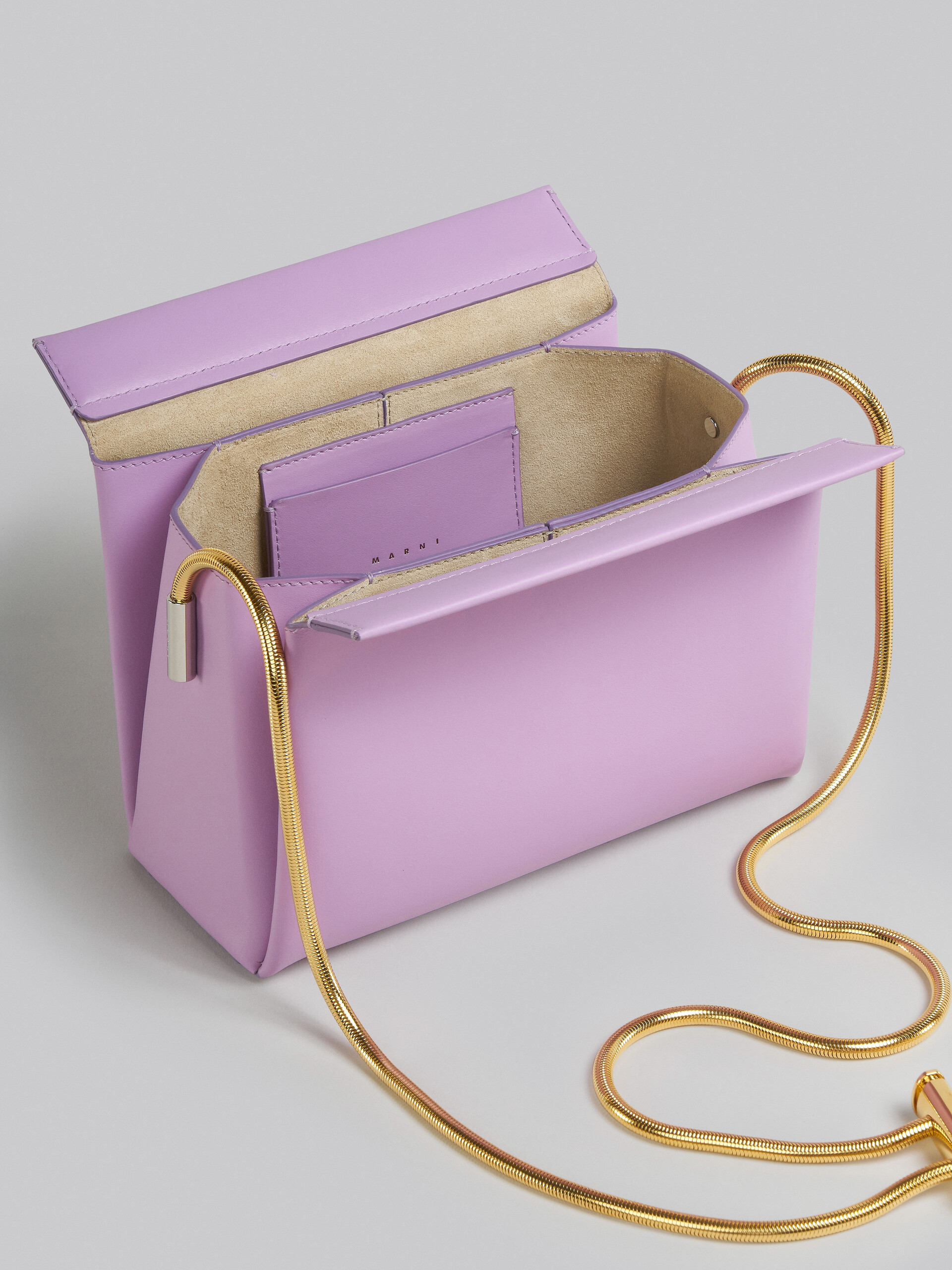 Toggle Medium Bag in lilac leather - Shoulder Bag - Image 4