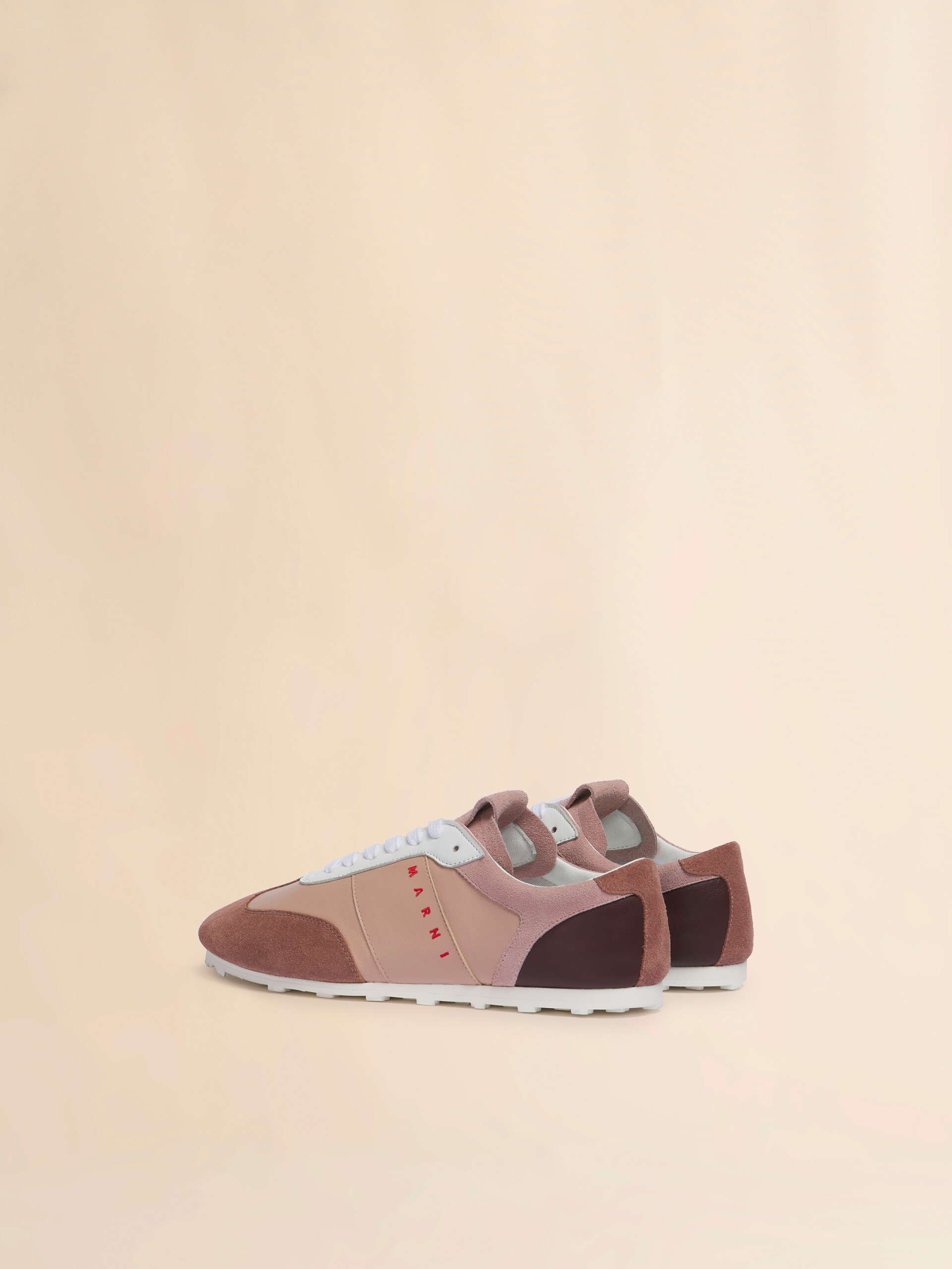 Black leather and suede sneaker - Sneakers - Image 3