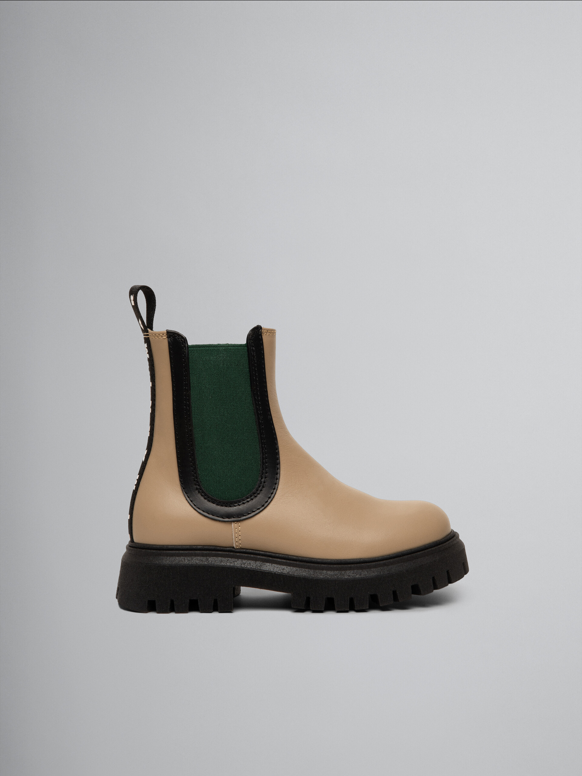 Beige leather Chelsea boot - Other accessories - Image 1