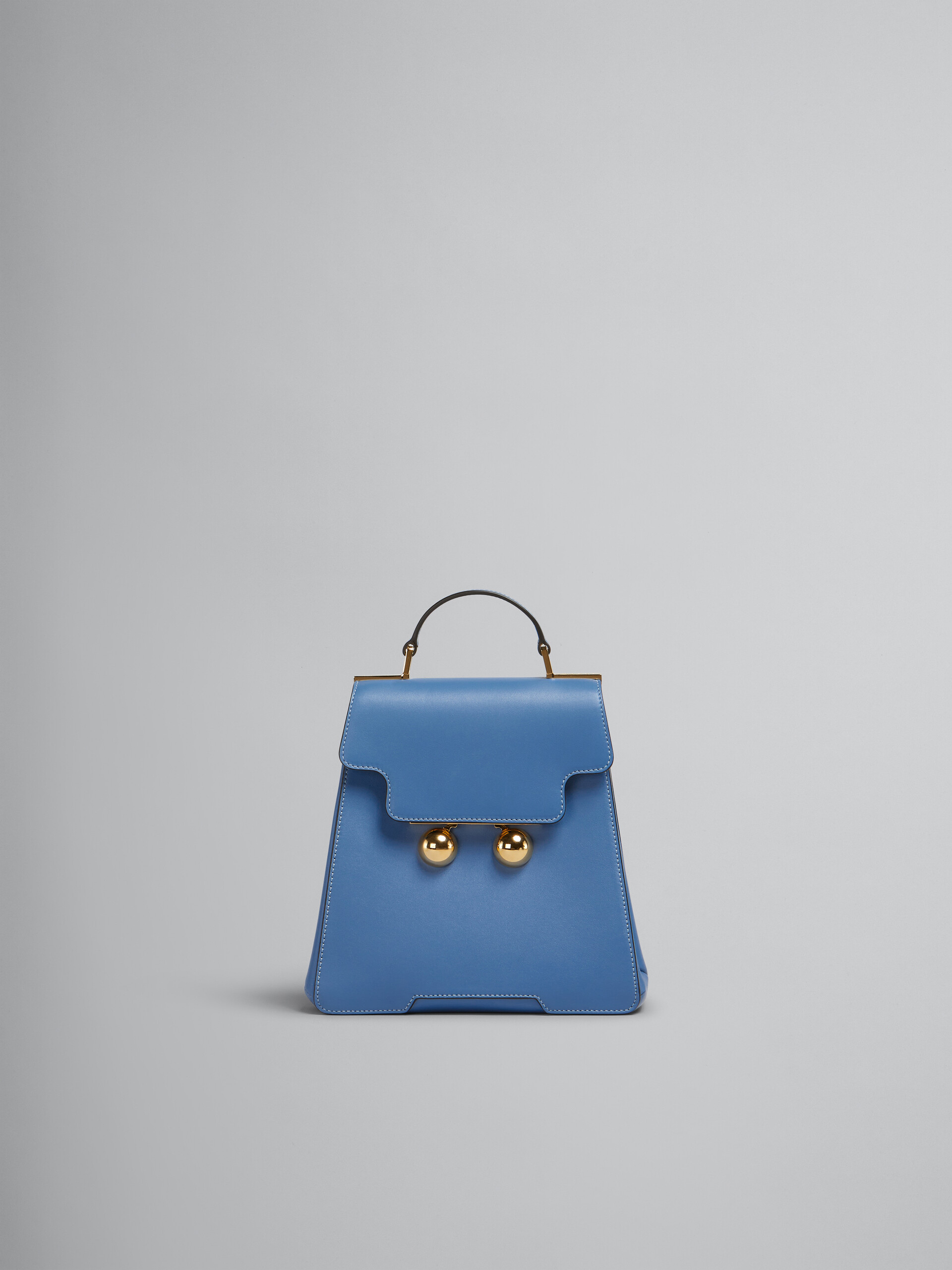 Blue leather Trunkaroo backpack - Backpacks - Image 1