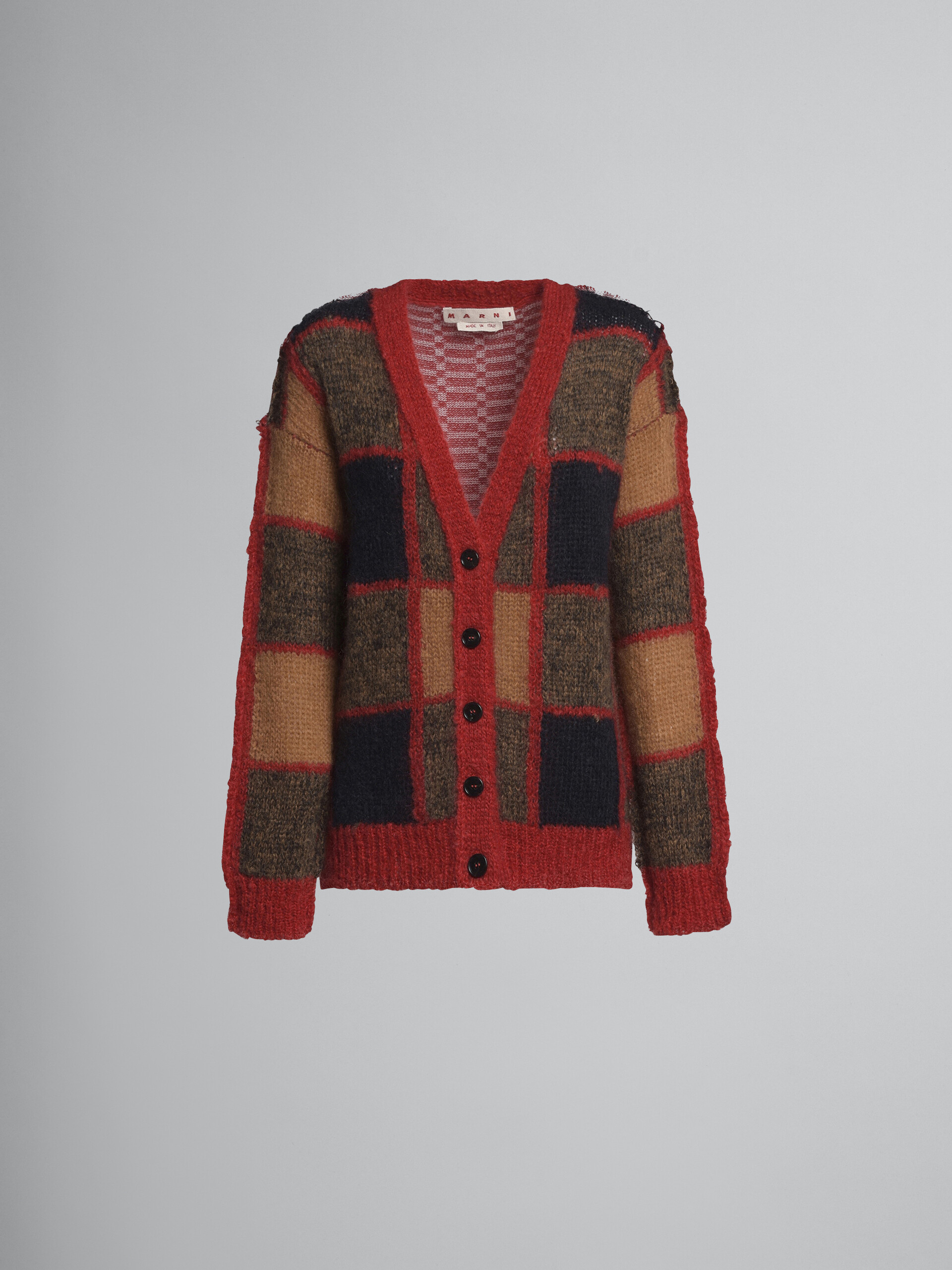Mohair and wool long cardigan - Pullovers - Image 1