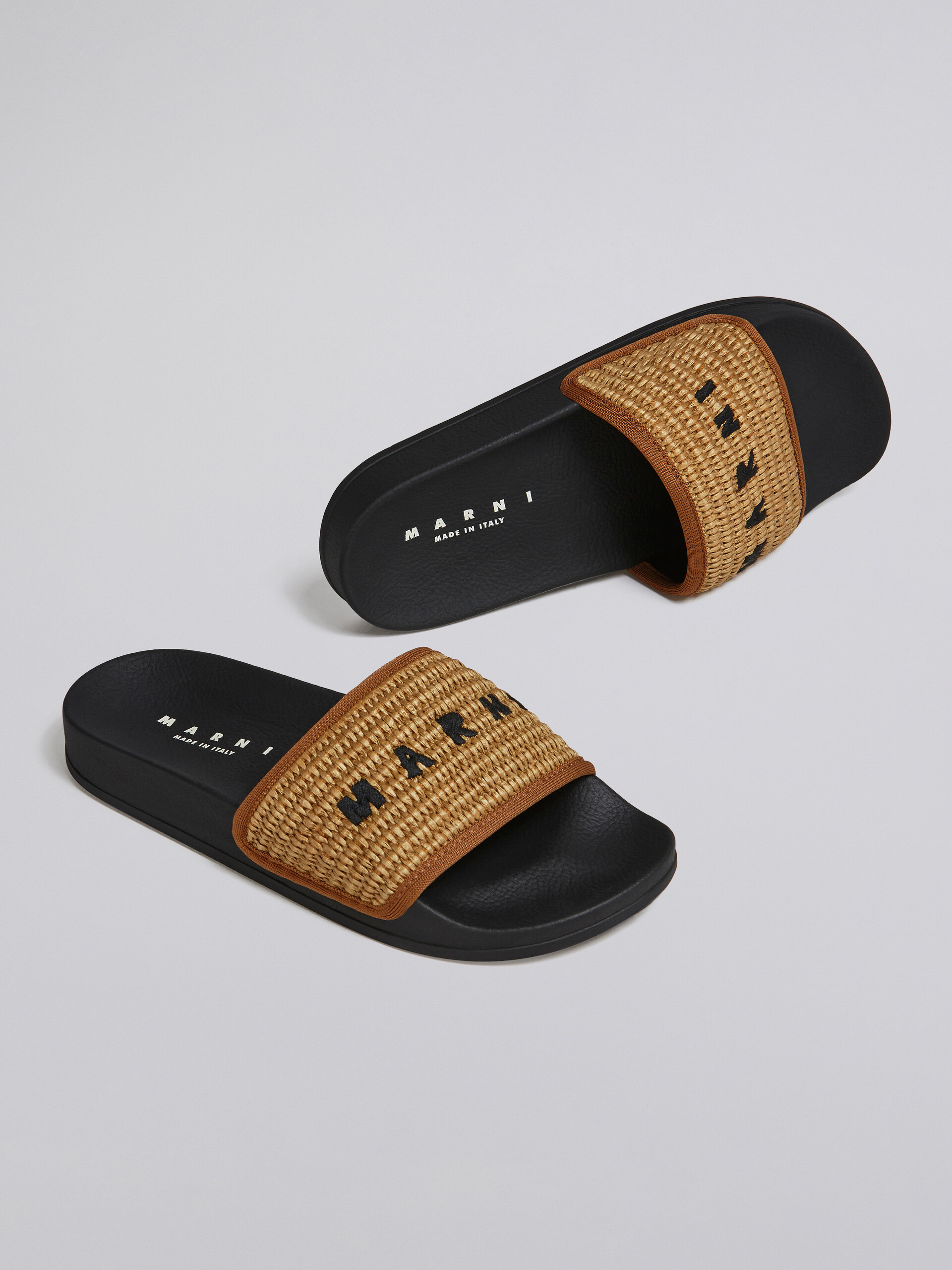 브라운 라피아 샌들 - Sandals - Image 5