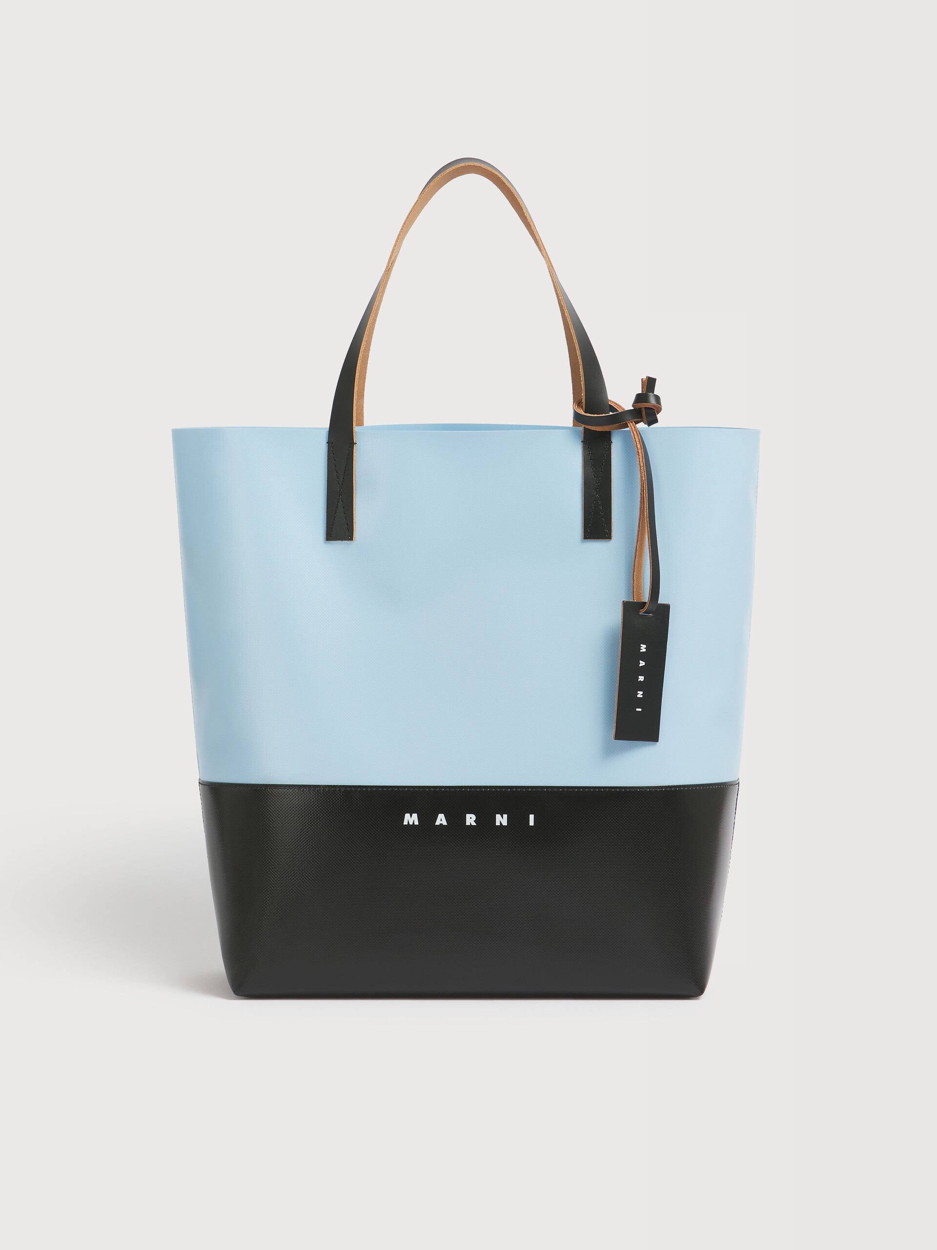 Black and light blue open shopper with Marni tag - Shopping Bags - Image 1