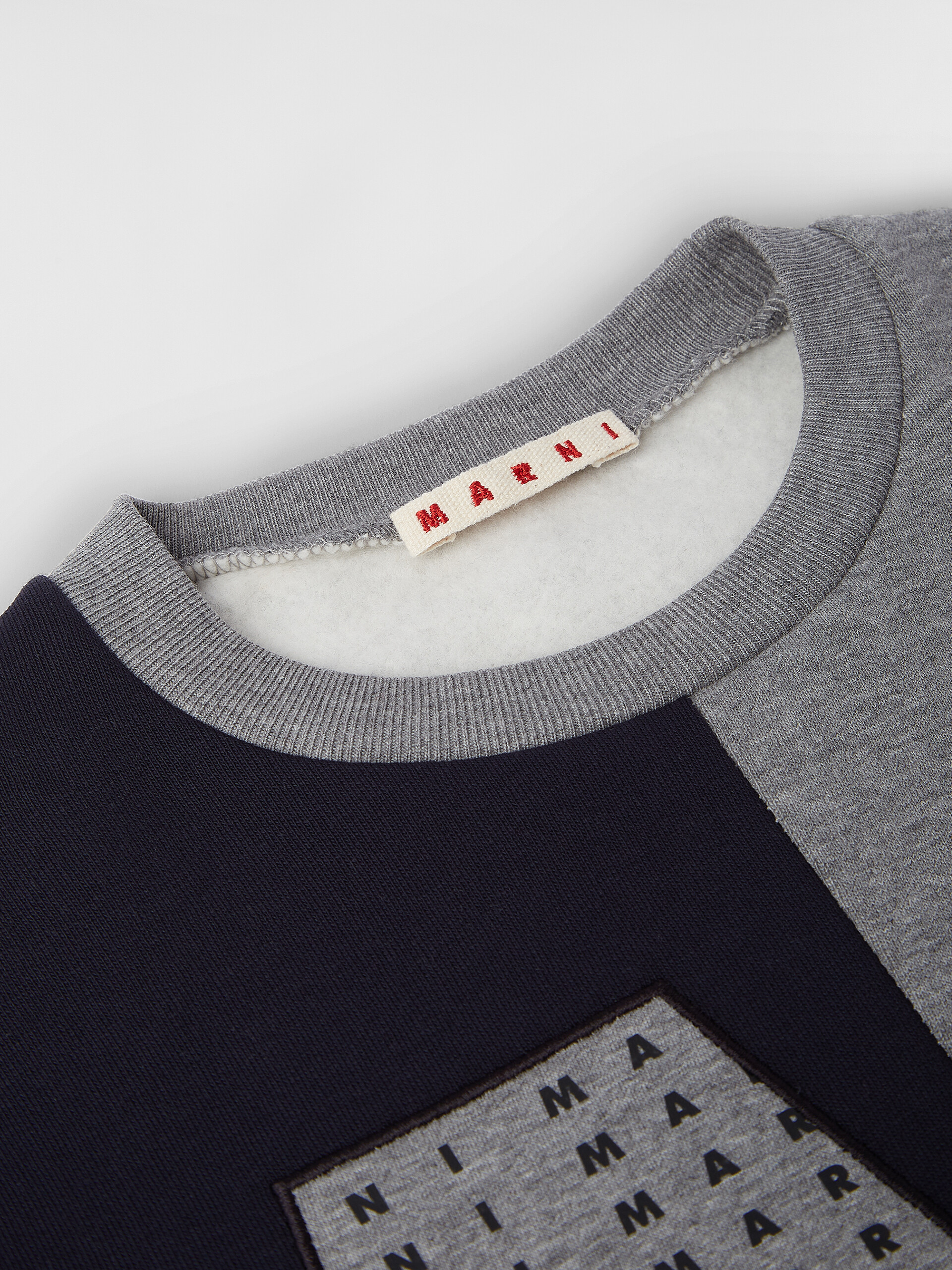 BICOLOR SWEATSHIRT WITH BIG "M" ON THE FRONT - Sweaters - Image 4