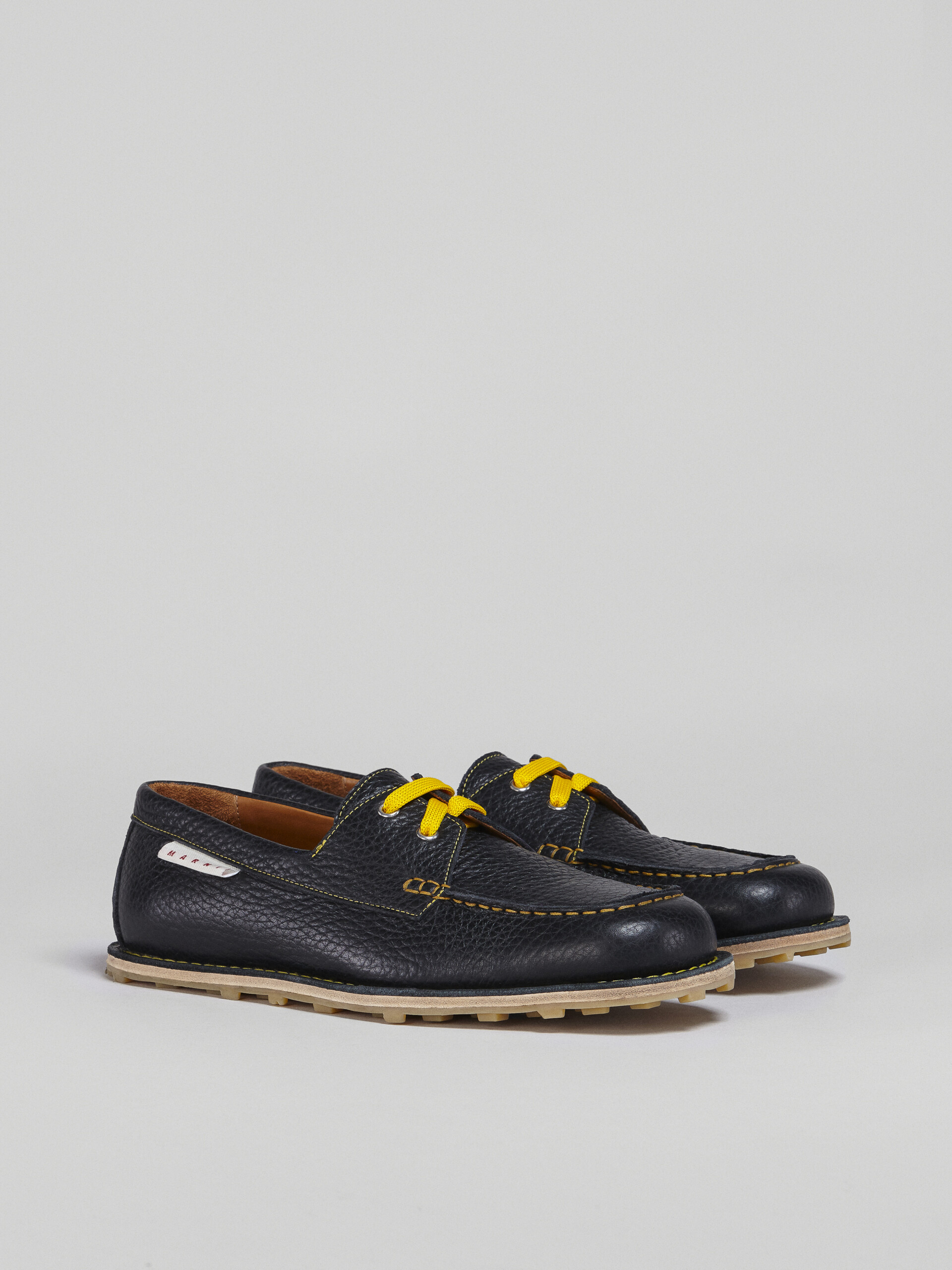 Derby lace-up in grained calf - Lace-ups - Image 2