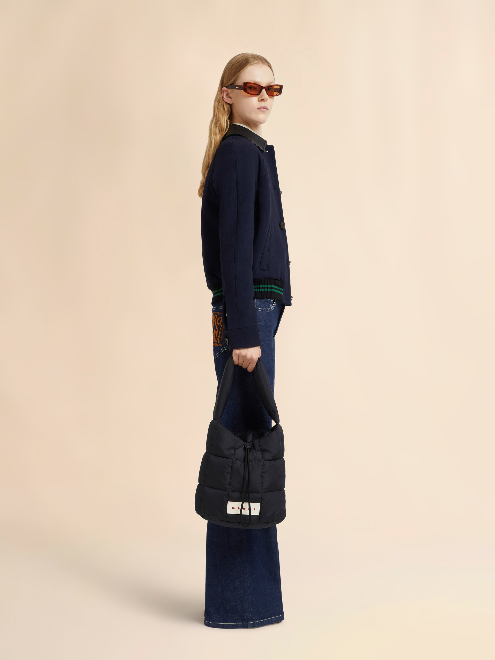 ピンク Puff バケットバッグ - ショルダーバッグ - Image 2