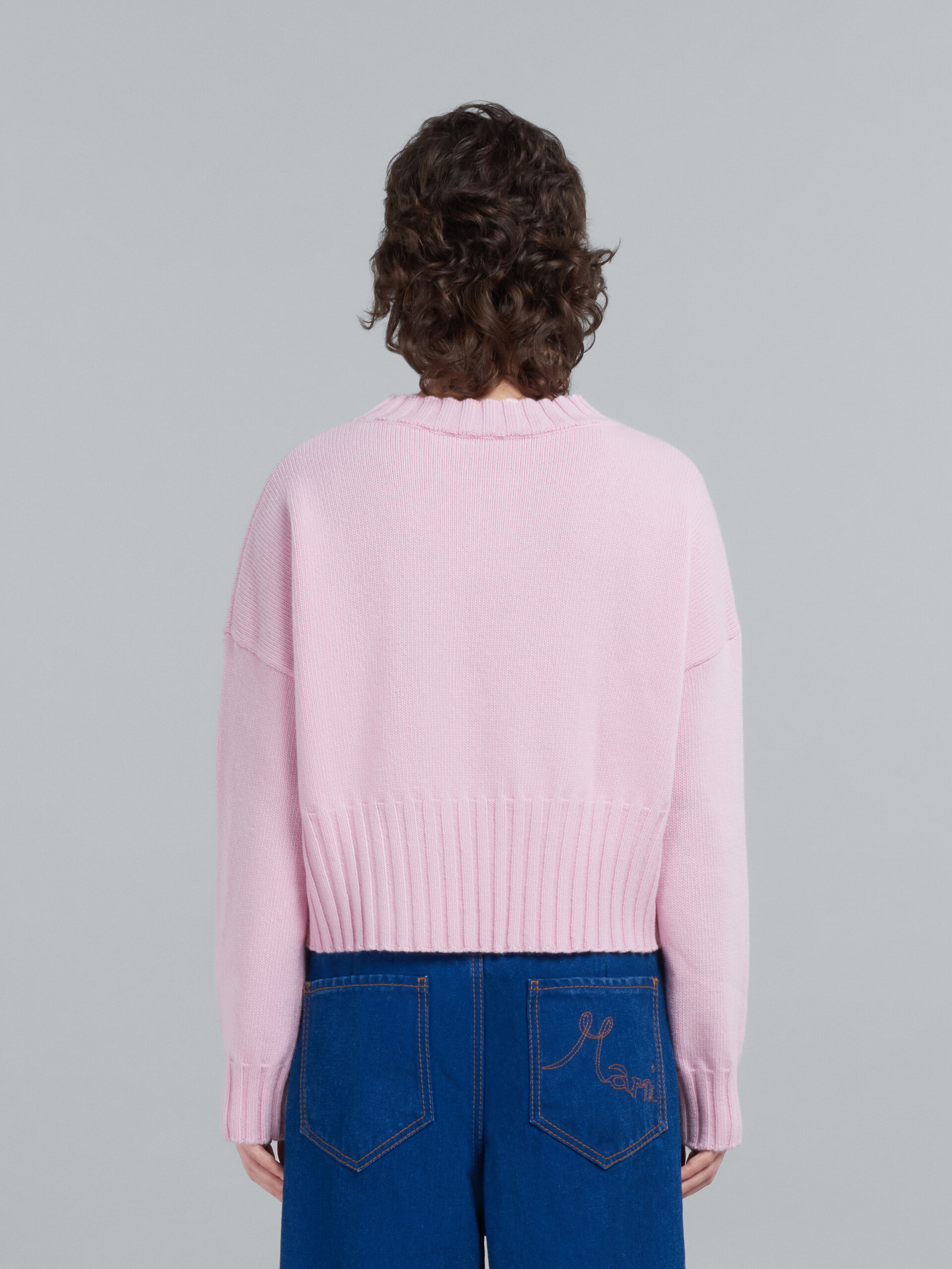 Sweater with rabbit embroidery - Pullovers - Image 3